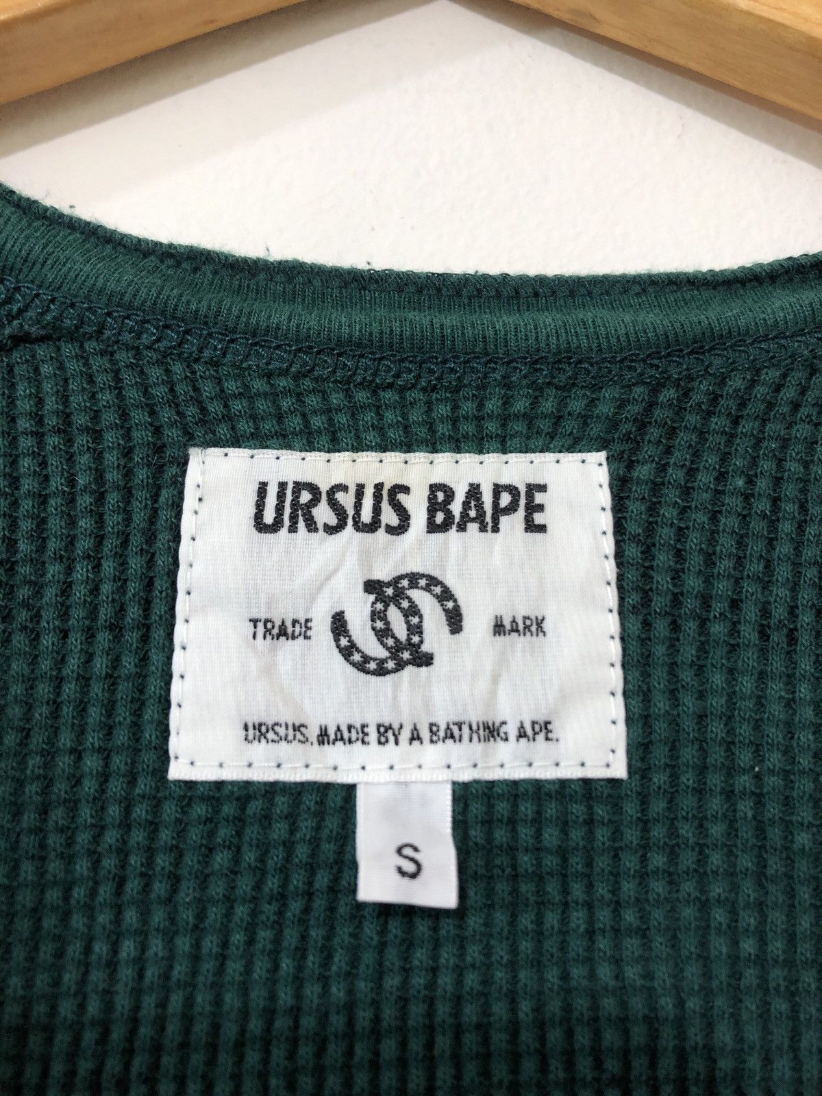 Bape Bape Ursus Plaid Thermal Long Sleeve Size US S / EU 44-46 / 1 - 4 Thumbnail