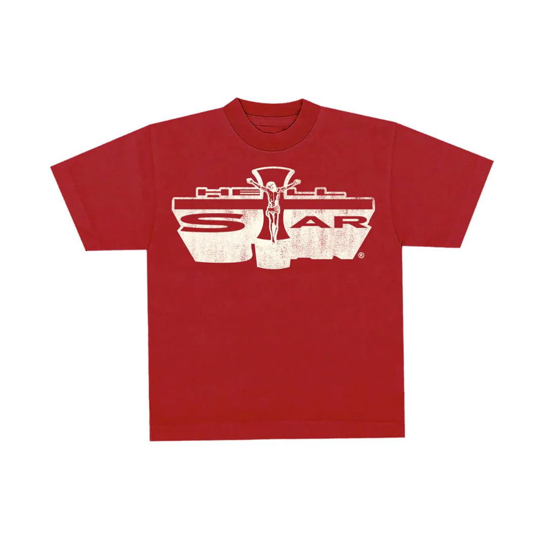 HELLSTAR Jesus Emblem Tee Red Size US L / EU 52-54 / 3 - 1 Thumbnail