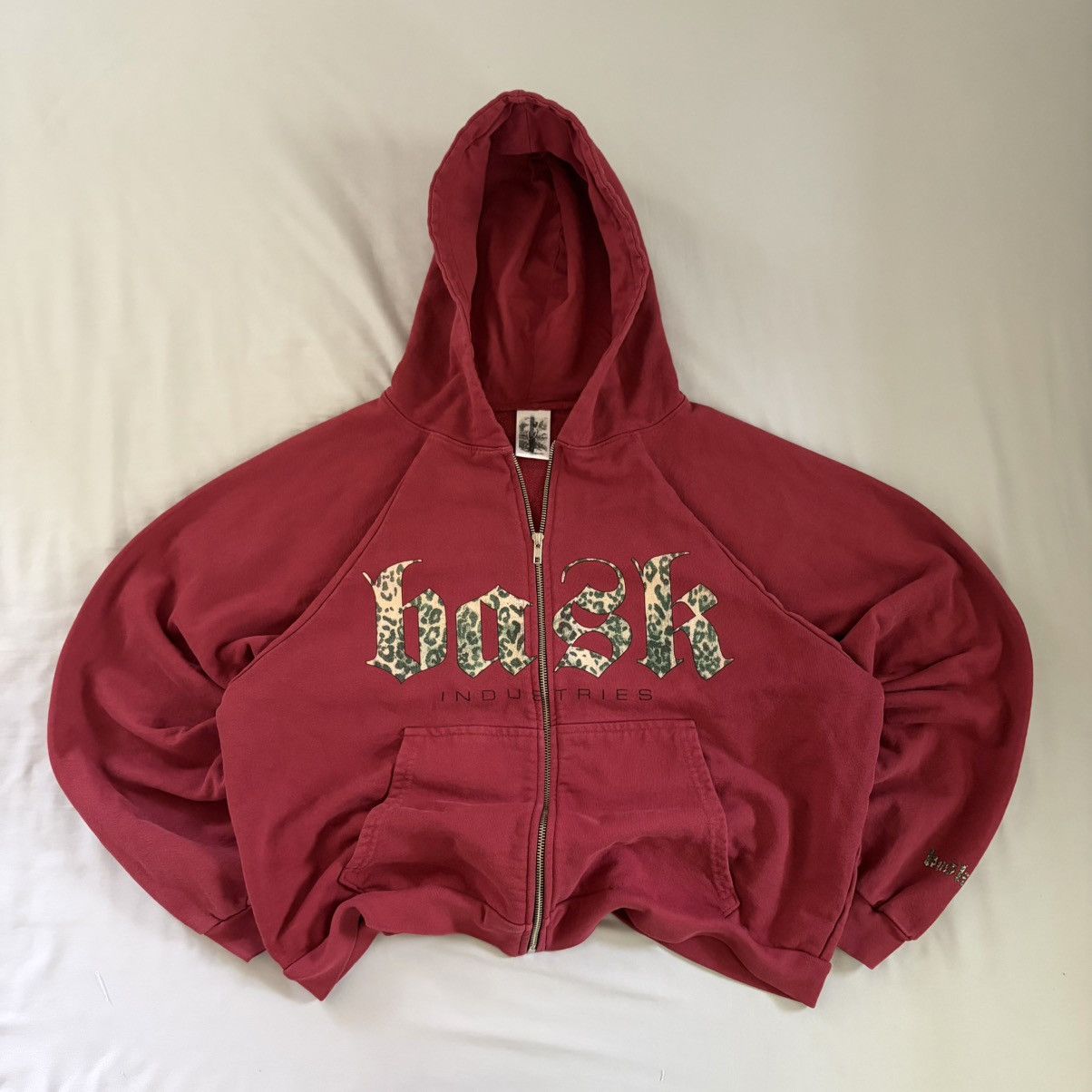 basketcase gallery Basketcase Gallery Red Leopard Print Hoodie Size US M / EU 48-50 / 2 - 1 Thumbnail