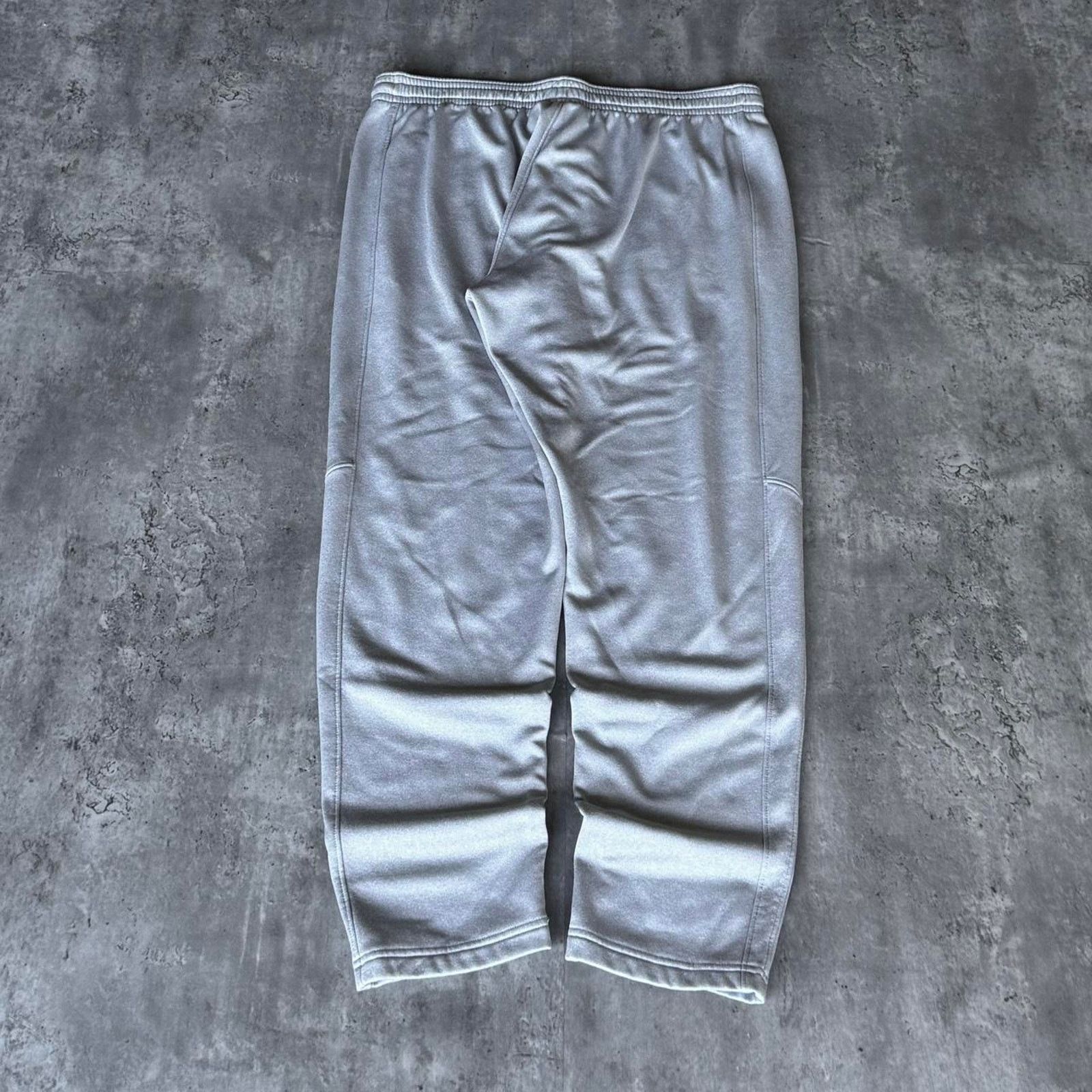 Under Armour × Vintage Vintage Y2K Under Armour Baggy Loose Grey Tech Sweatpants Size US 38 / EU 54 - 2 Thumbnail