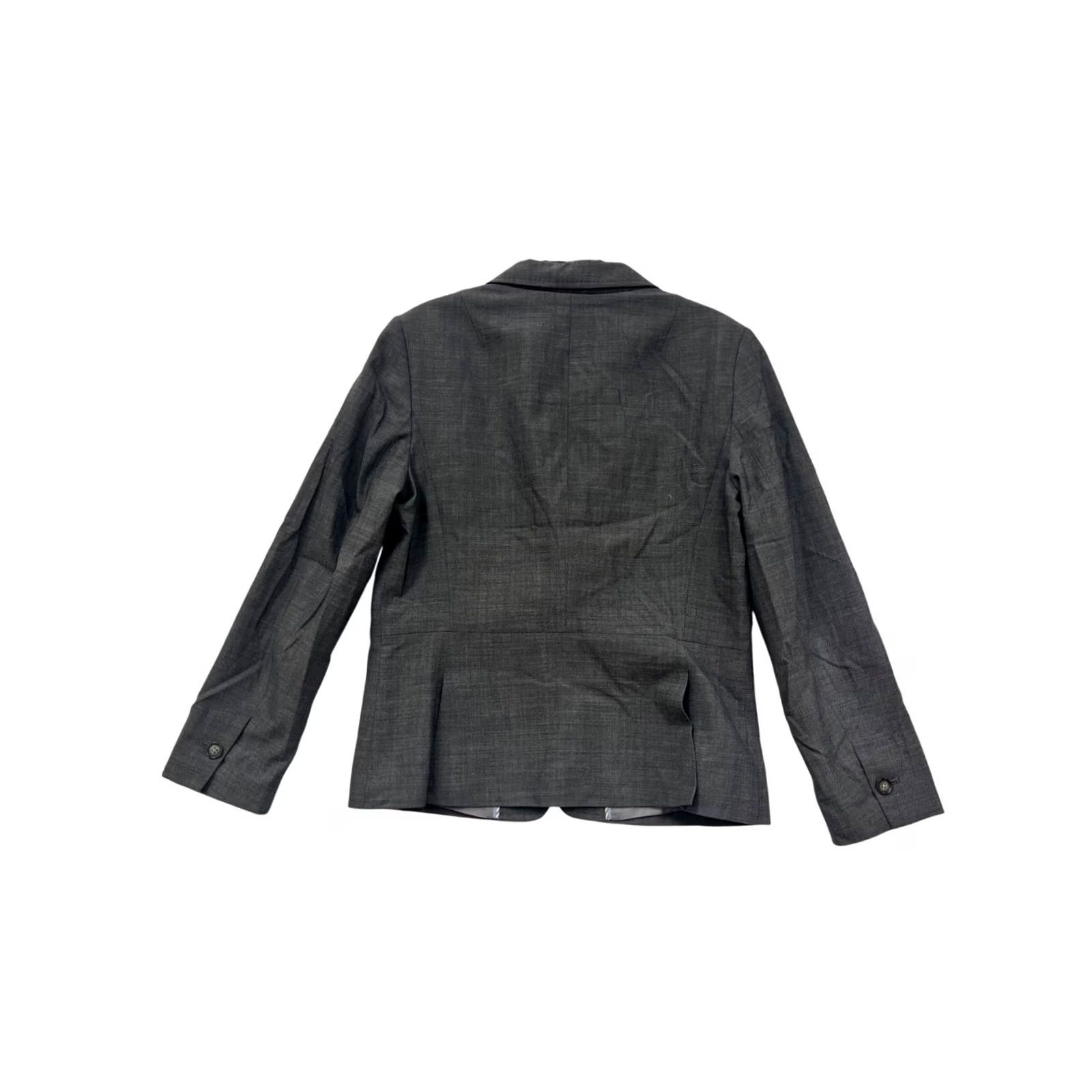 Banana Republic Banana Republic Blazer Womens 12P Gray Polyester? Spandex? (original says wool & spandex) [note: cannot add new info] Size XL / US 12-14 / IT 48-50 - 2 Thumbnail