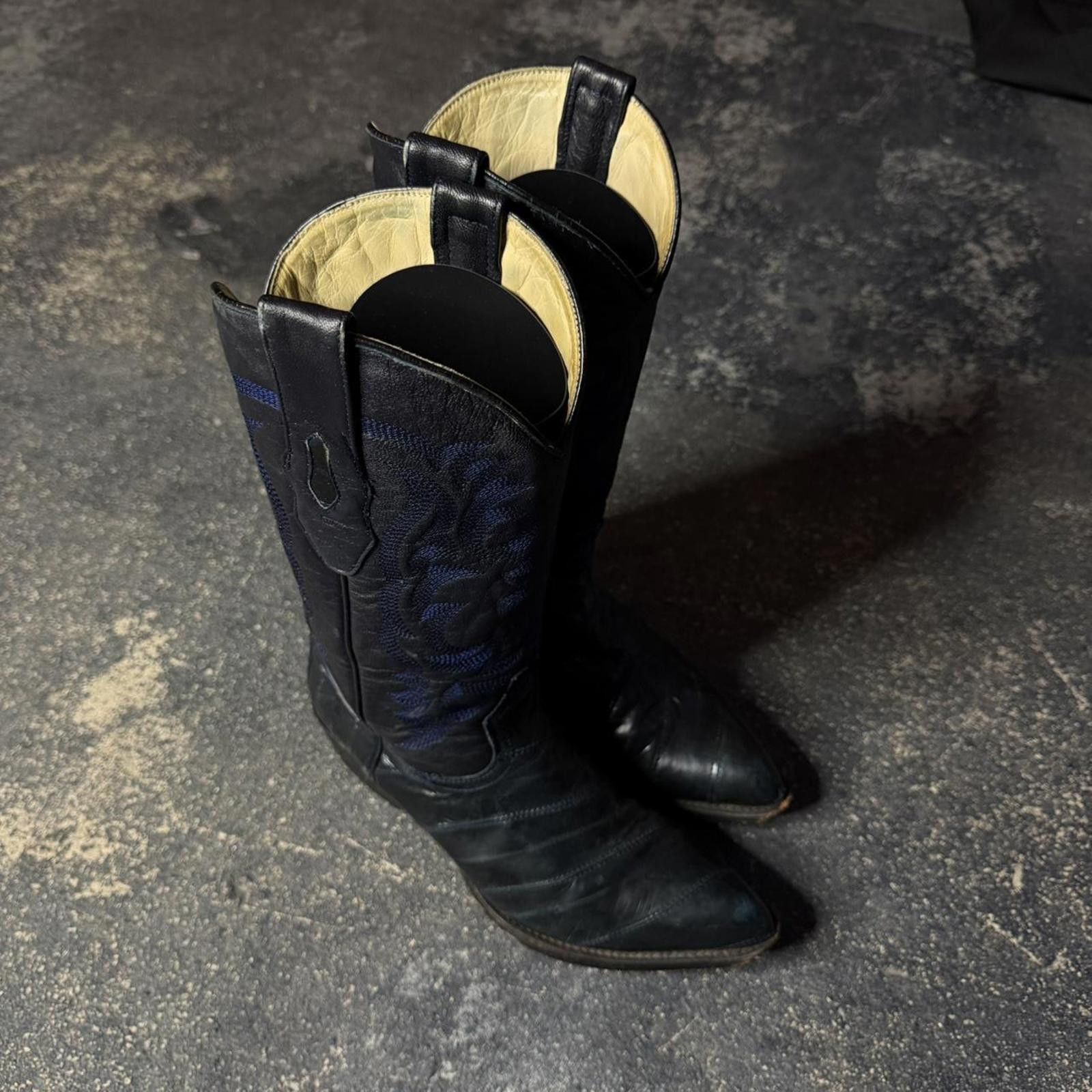 Other Vintage Blue Eel Los Altos Cowboy Boots Size US 9.5 / EU 42-43 - 2 Thumbnail