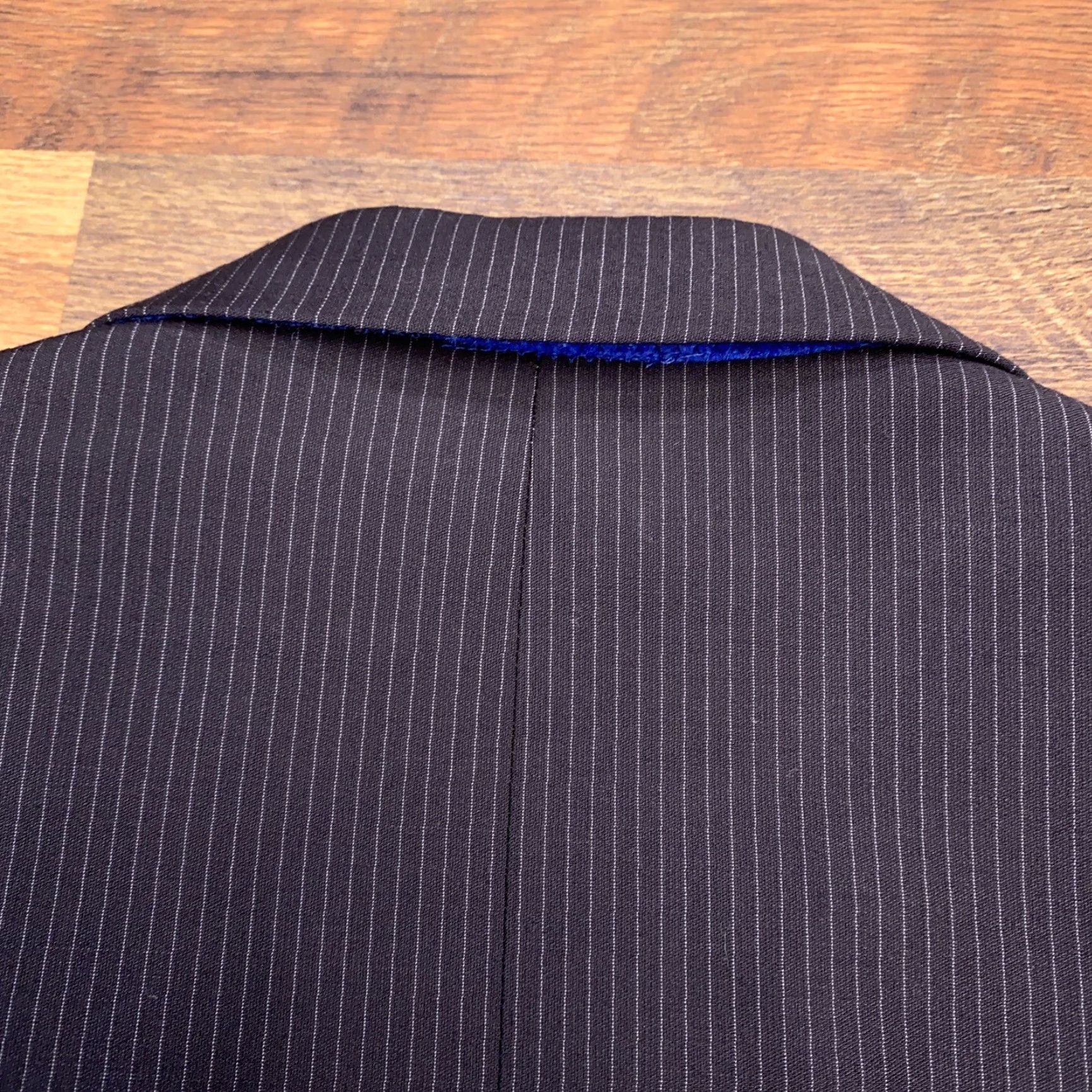 Billy London Billy London Sport Coat Mens 40L Black Notch Lapel Two-Button Single-Breasted Blazer Coat Jacket Size 40R - 6 Thumbnail