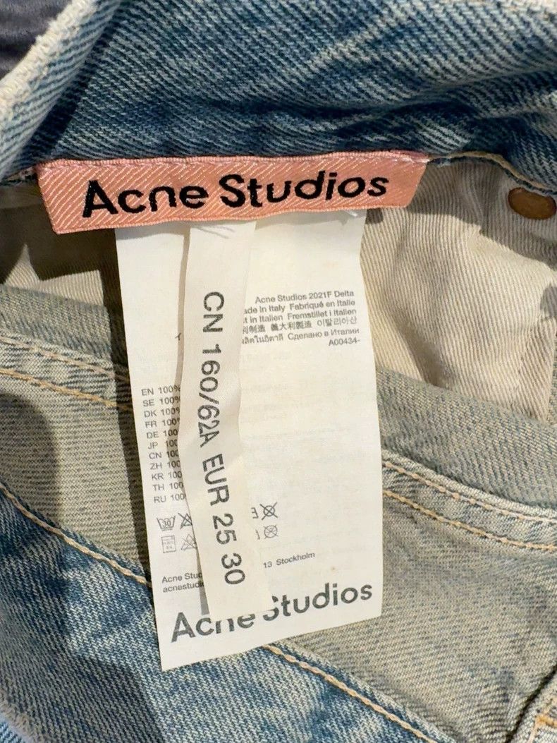 Acne Studios Acne Studios Retro distressed loose-fitting mid-waisted wi Size 25" / US 0 / IT 36 - 4 Thumbnail