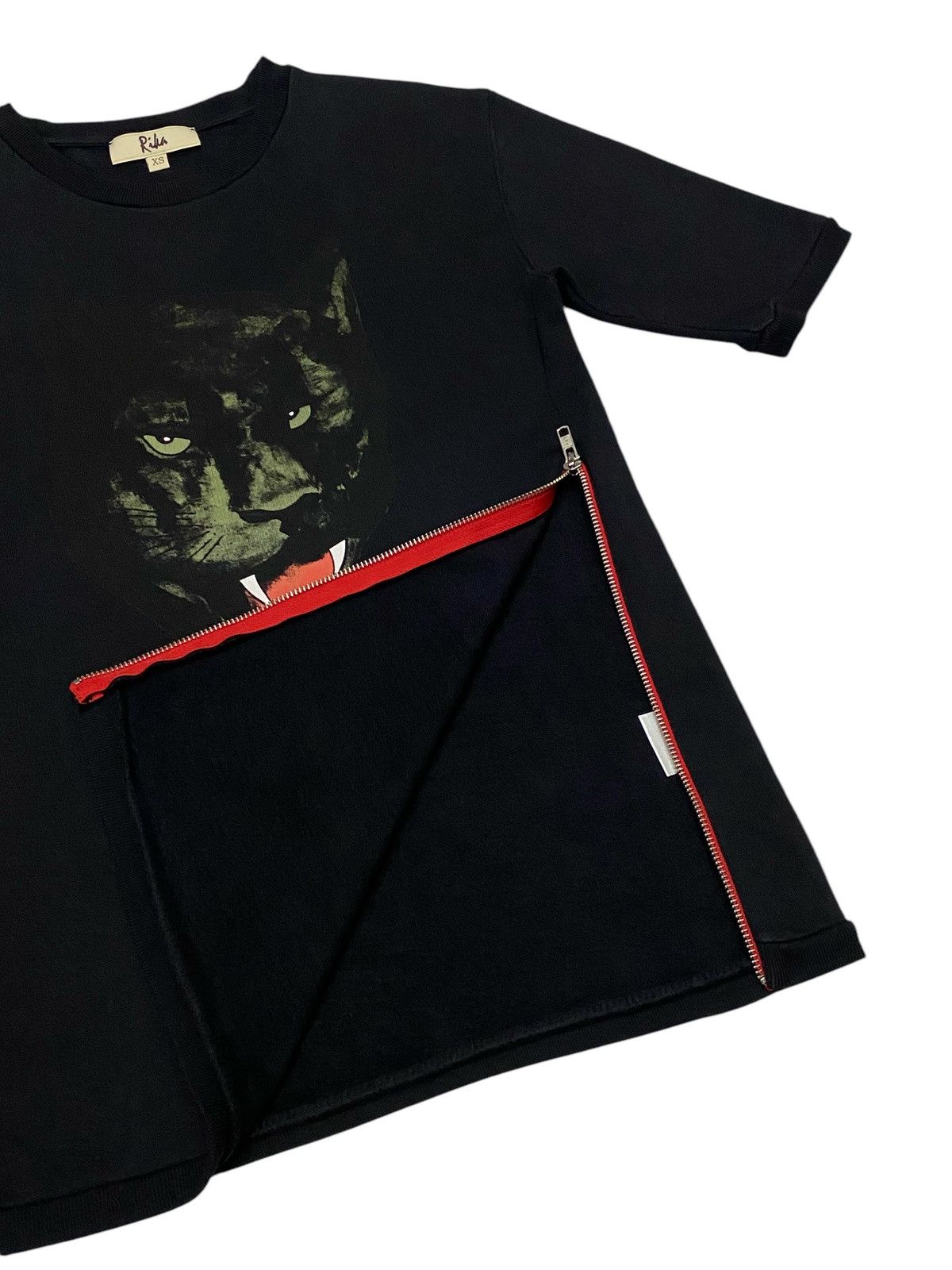 Designer × Japanese Brand Rika Studio Black Panther Print Sweat Top Size XS / US 0-2 / IT 36-38 - 6 Thumbnail