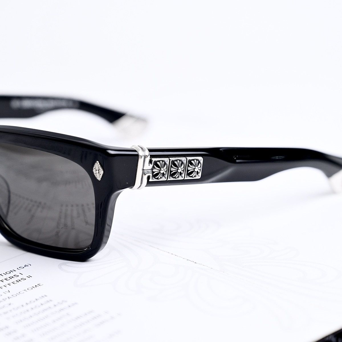 Chrome Hearts CHROME HEARTS SLUSS BUSSIN II BLACK SUNGLASSES Size ONE SIZE - 3 Thumbnail