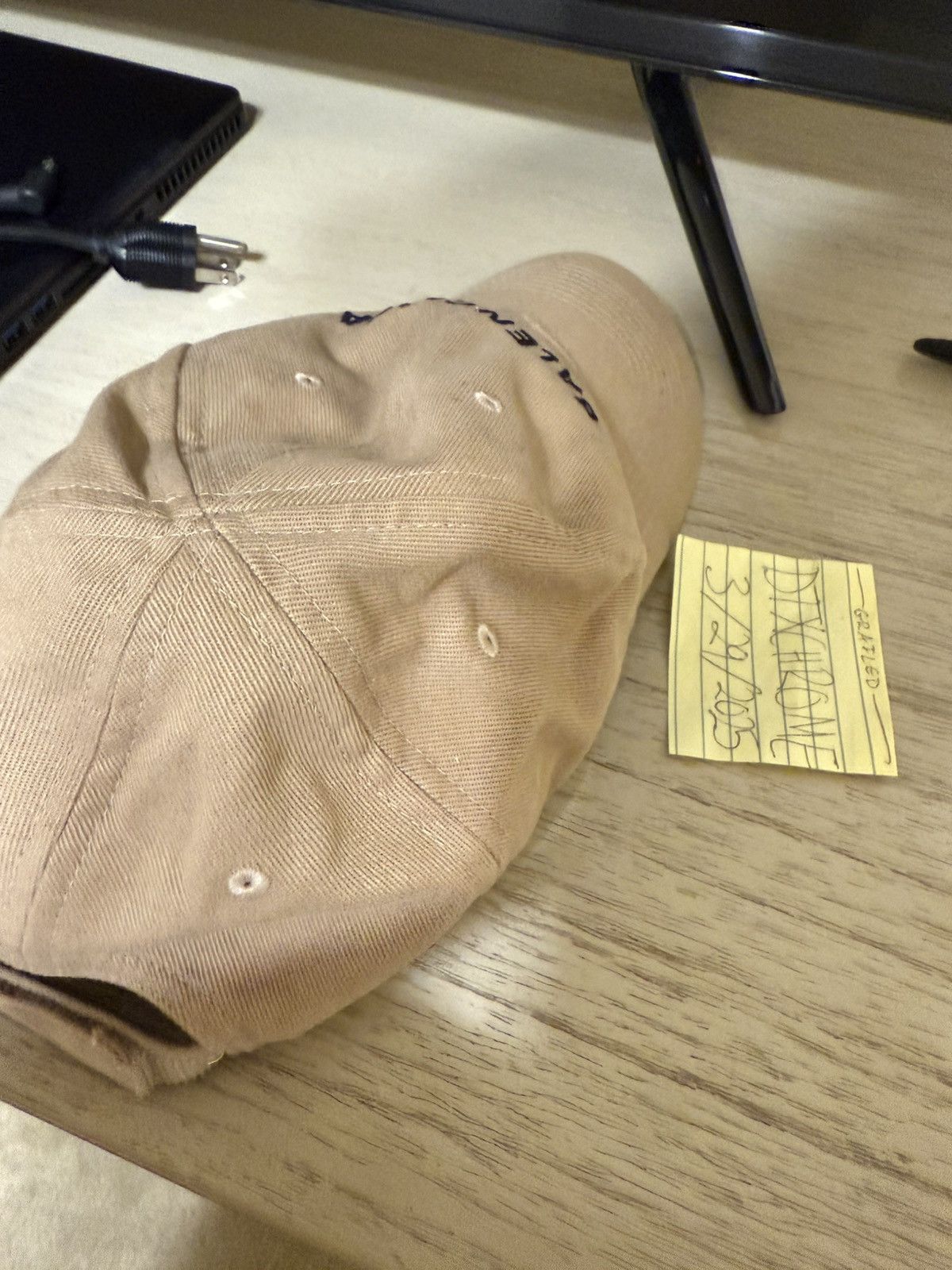 Balenciaga Balenciaga Ballcap Tan Size ONE SIZE - 3 Thumbnail