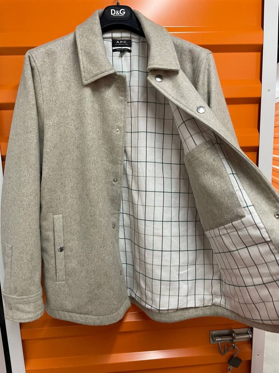 A.P.C. Rare A.P.C Wool Jacket Plaid Lining Size US S / EU 44-46 / 1 - 2 Thumbnail