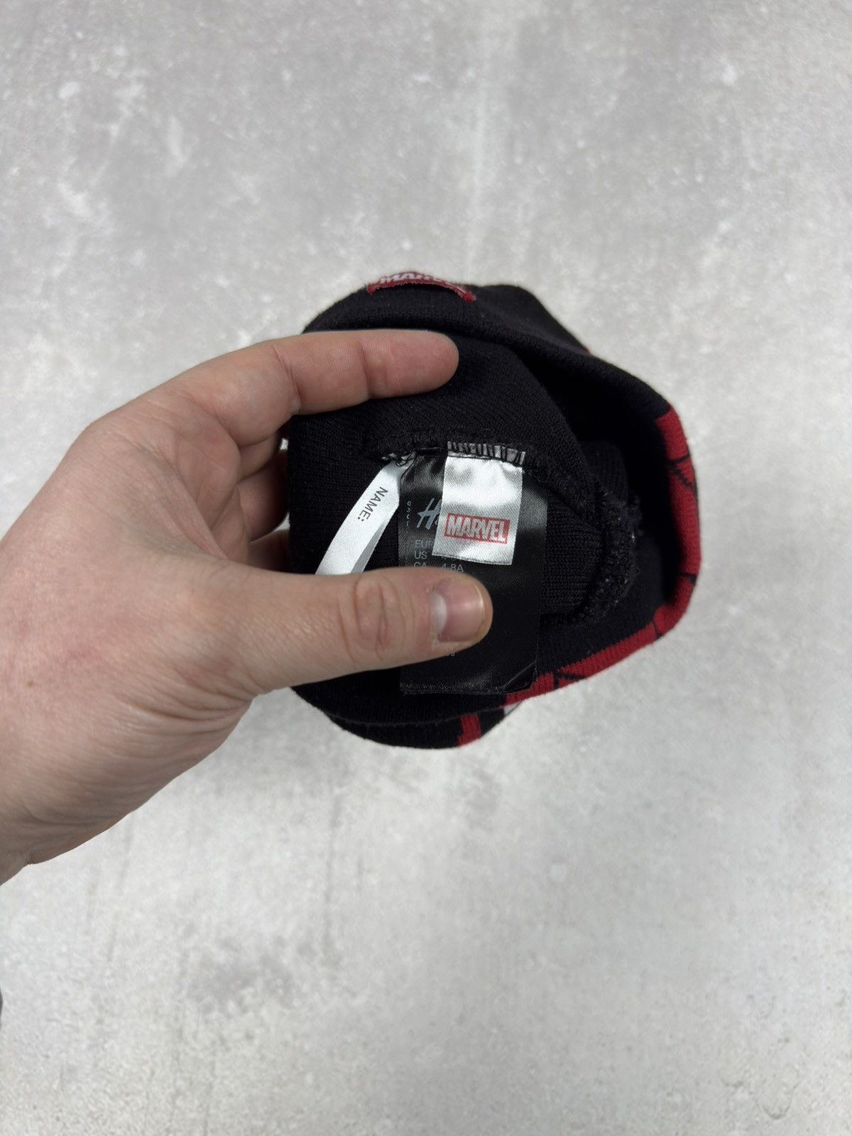 Marvel Comics Spider Man Y2K Marvel Black Eye Beanie Hats One Size Size ONE SIZE - 6 Thumbnail