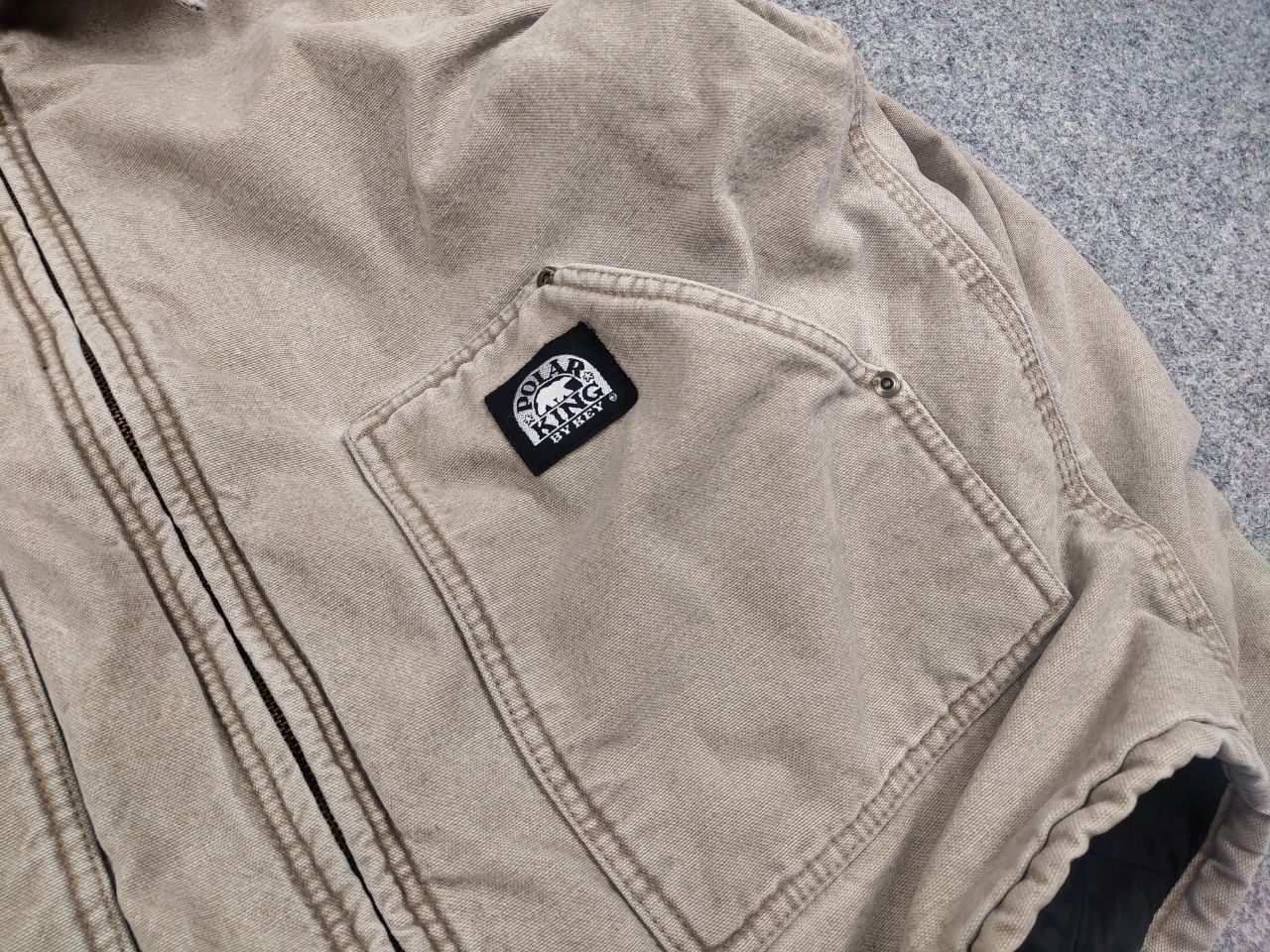 Carhartt Vintage 90's USA Polar King key Jacket detroit carhartt Syle Size US L / EU 52-54 / 3 - 7 Thumbnail