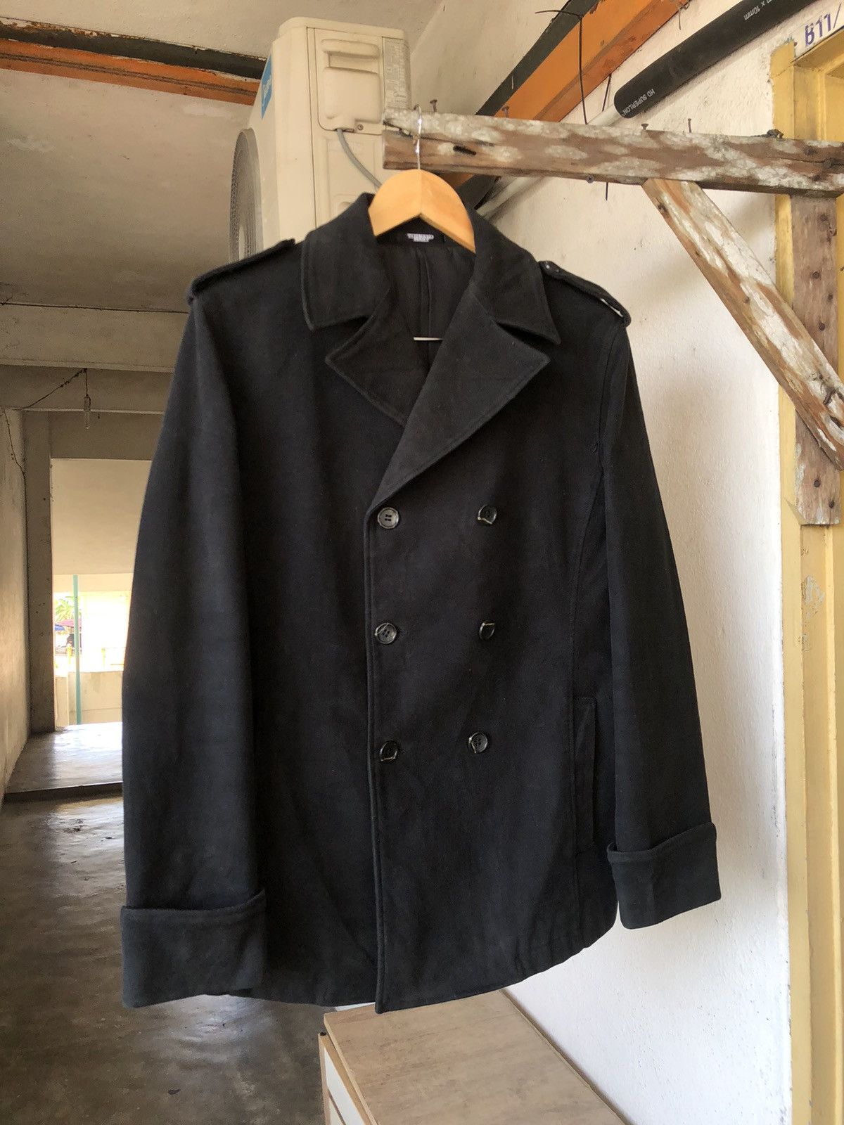 If Six Was Nine 🥷Tornado Mart Japan Punk Double Collar Cotton Jacket Size US L / EU 52-54 / 3 - 5 Thumbnail