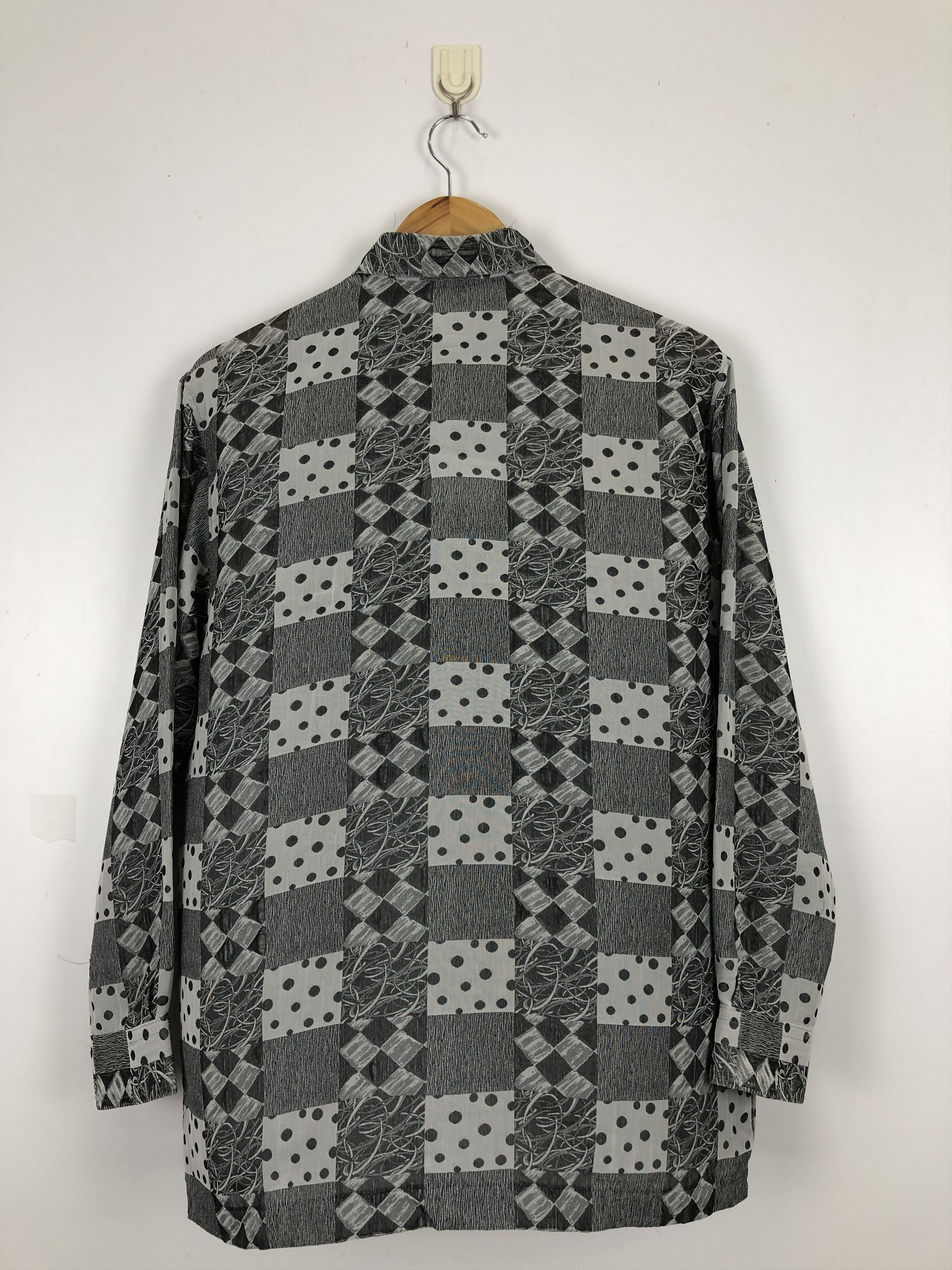 Designer × Vintage Vintage Carven Paris Square Button Up Silk Shirt TA0452 Size US M / EU 48-50 / 2 - 3 Thumbnail