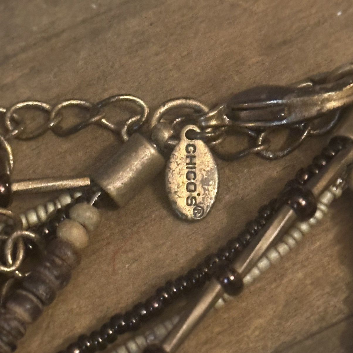 Chicos Chico’s long multi strand bead pendant necklace Size ONE SIZE - 6 Thumbnail