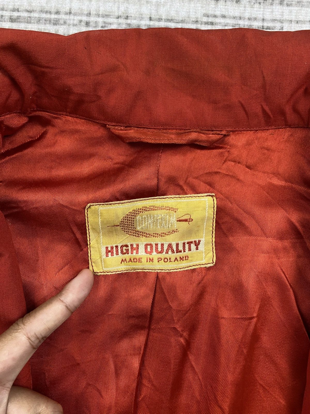 Designer × Vintage Vtg Confexim Poland Designer Multi Button Swallow Long Coat Size US S / EU 44-46 / 1 - 9 Thumbnail