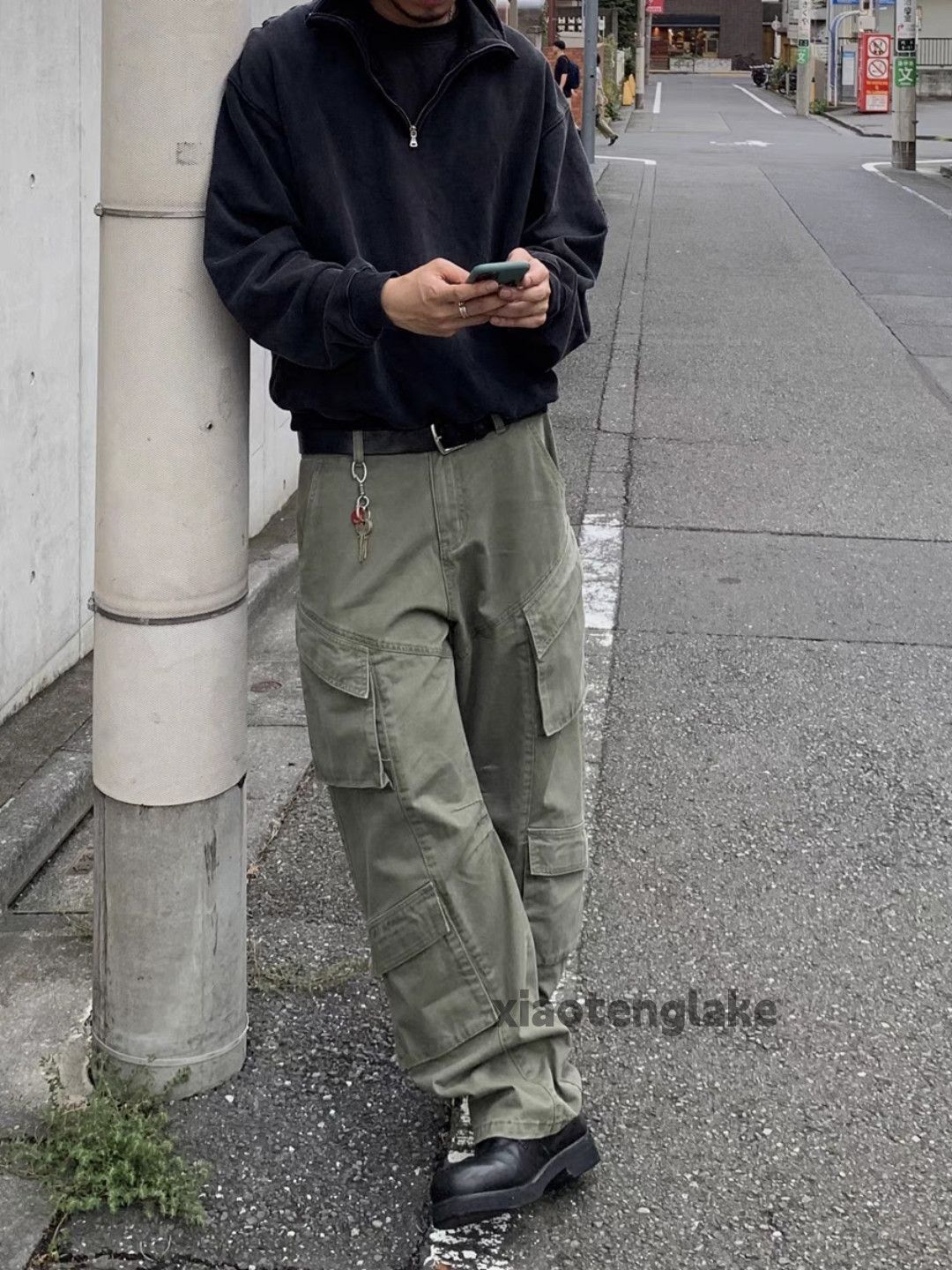 Designer Unisex military outdoor tactical cargo loose baggy pants Size US 32 / EU 48 - 7 Thumbnail