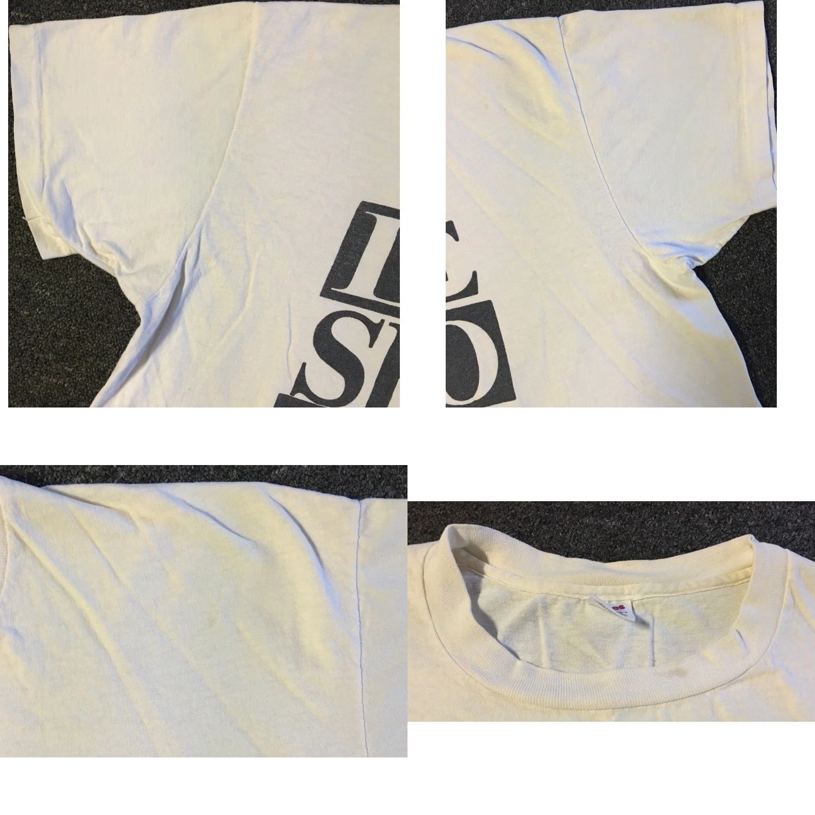 Vintage VINTAGE Racism Hurts Everyone Faded Distress Shirt XL White Nike? (Note: This is tricky) Size US XL / EU 56 / 4 - 8 Thumbnail