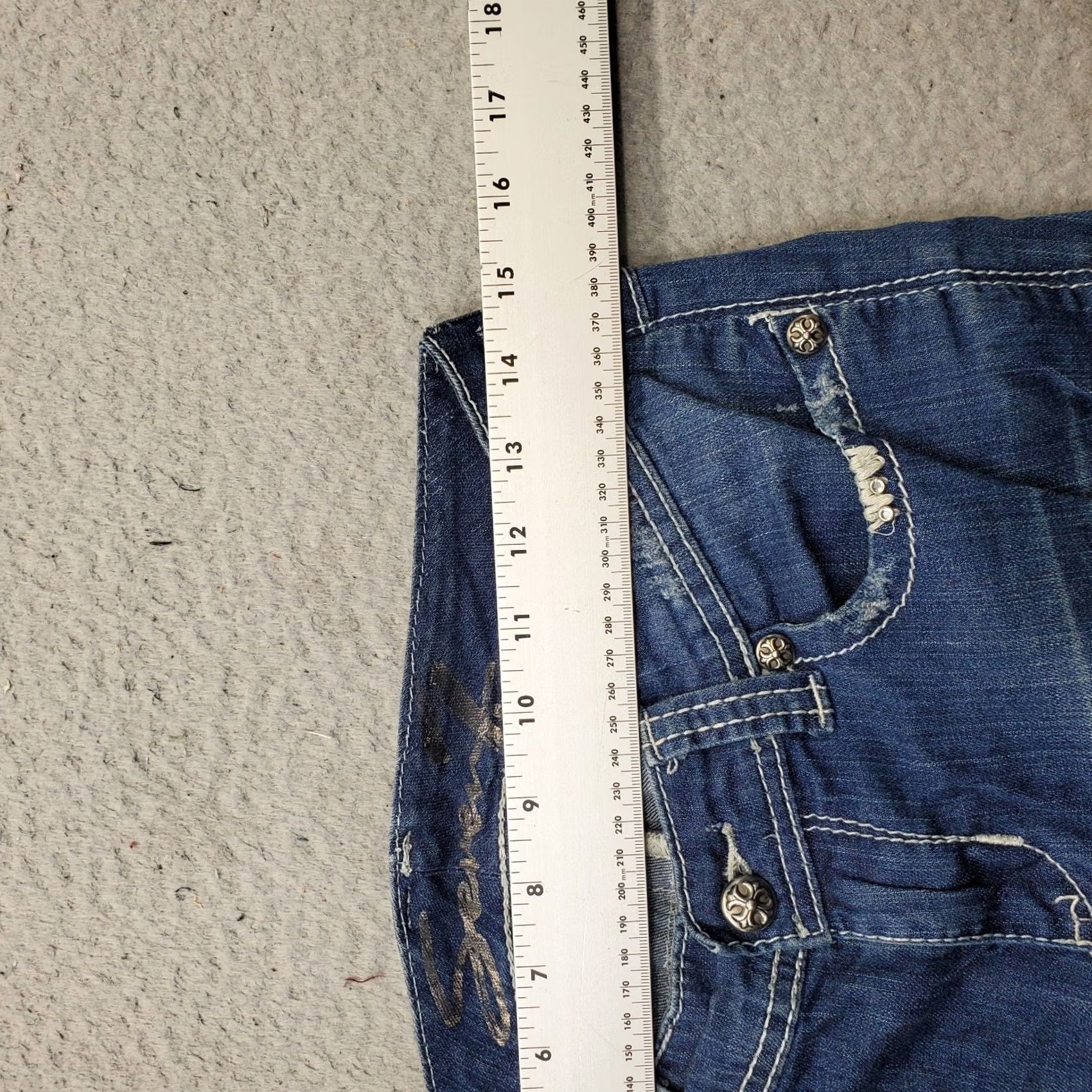 Vintage Seven7 Jeans Womens 6 Blue Denim Faded Stretch Ankle Zip Skinny Leg Streetwear Jeans Womens 6 Blue Denim Stretch Ankle Zip Skinny Streetwear Size 28" / US 6 / IT 42 - 6 Thumbnail