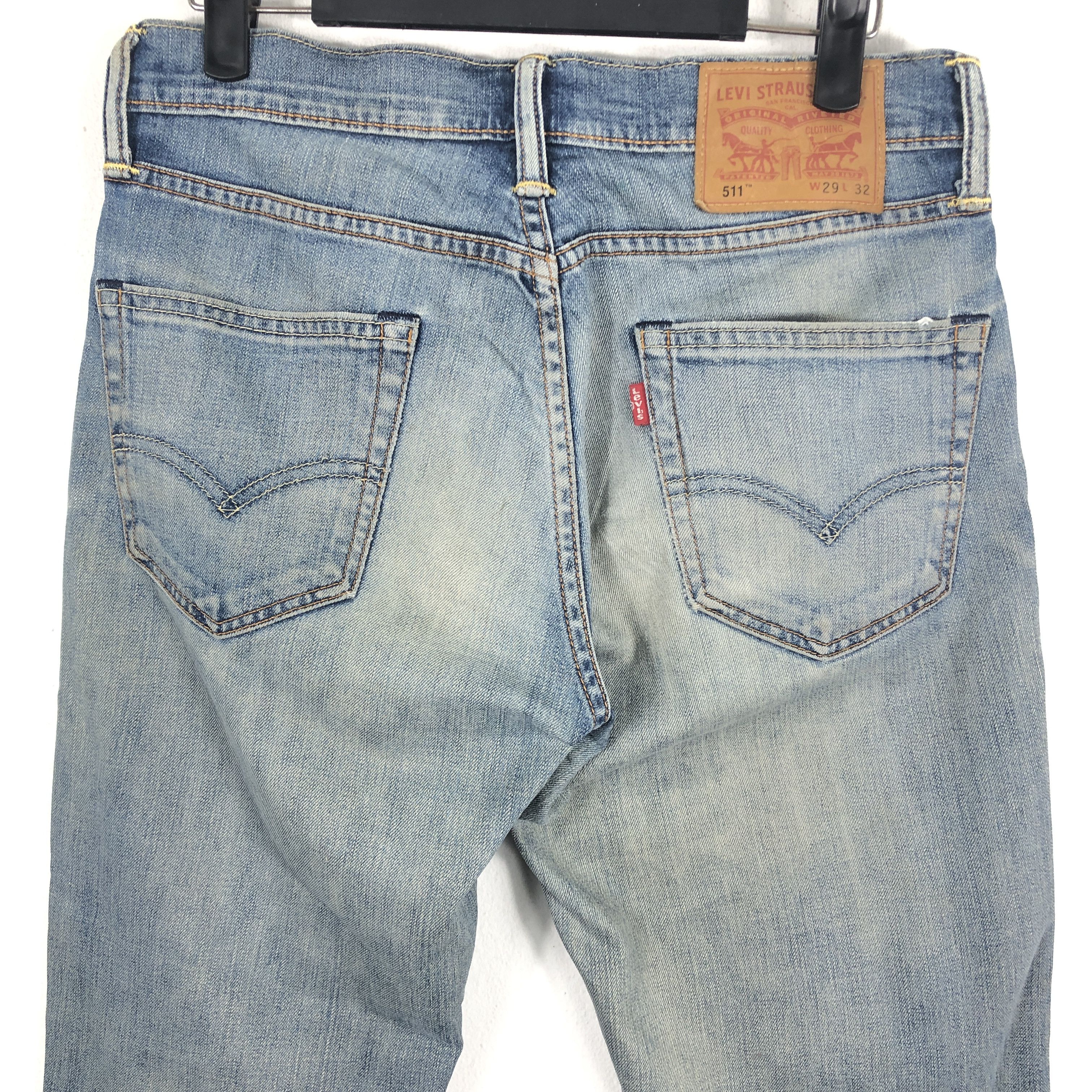 Levi's × Vintage Vintage Levis 511 Jeans Light Blue Wash 30 x 30.5 L1255 Size US 30 / EU 46 - 5 Thumbnail
