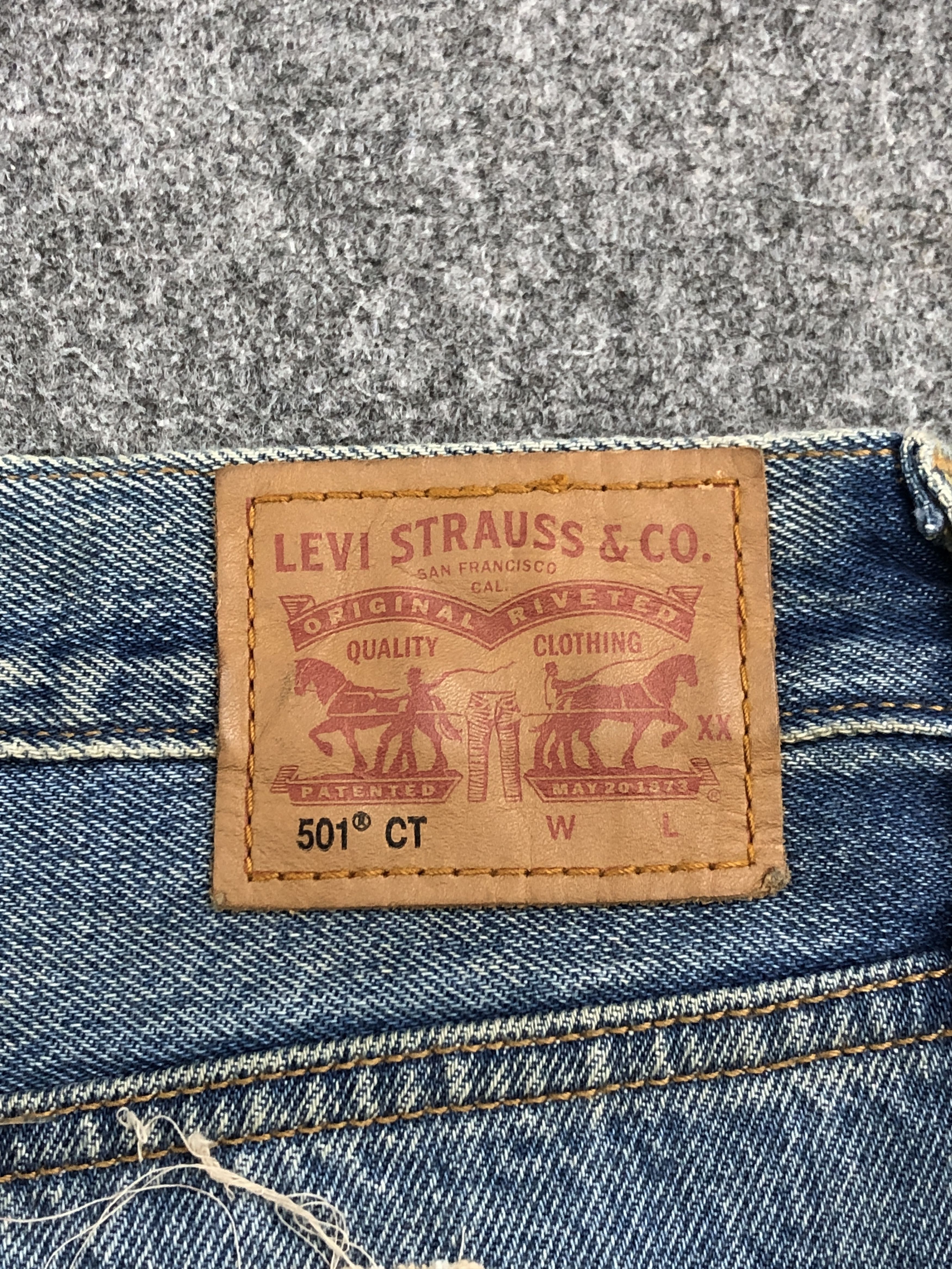 Levi's × Vintage Distressed Vintage Levis 501 Floral Patches Jeans Size US 36 / EU 52 - 5 Thumbnail