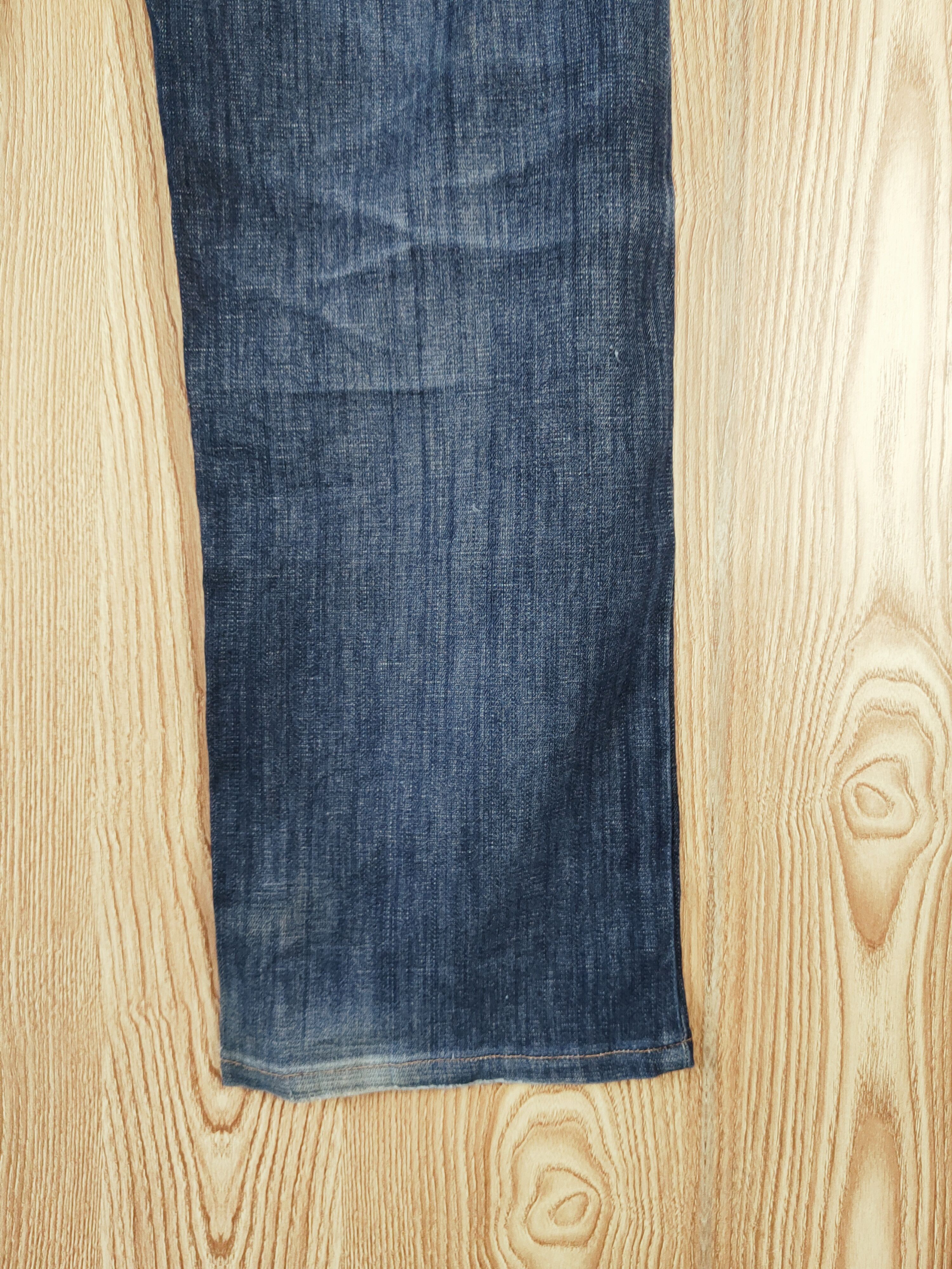 Edwin Edwin Dark Blue Faded Distressed Ripped Jeans #W610 Size US 34 / EU 50 - 13 Thumbnail