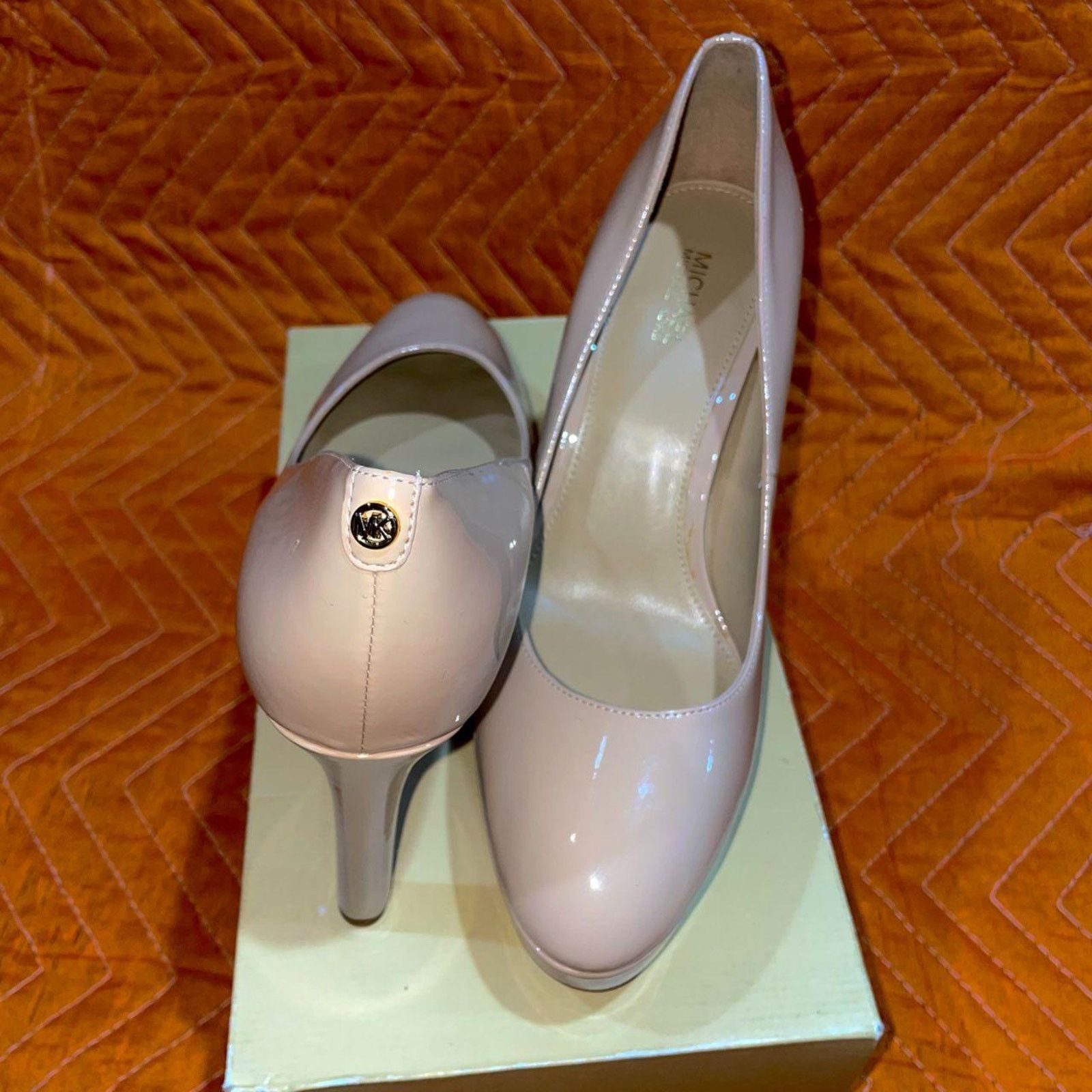 Michael Kors Light Blush Color Michael Kors Chantal Platform Pumps Size US 8 / IT 38 - 4 Thumbnail