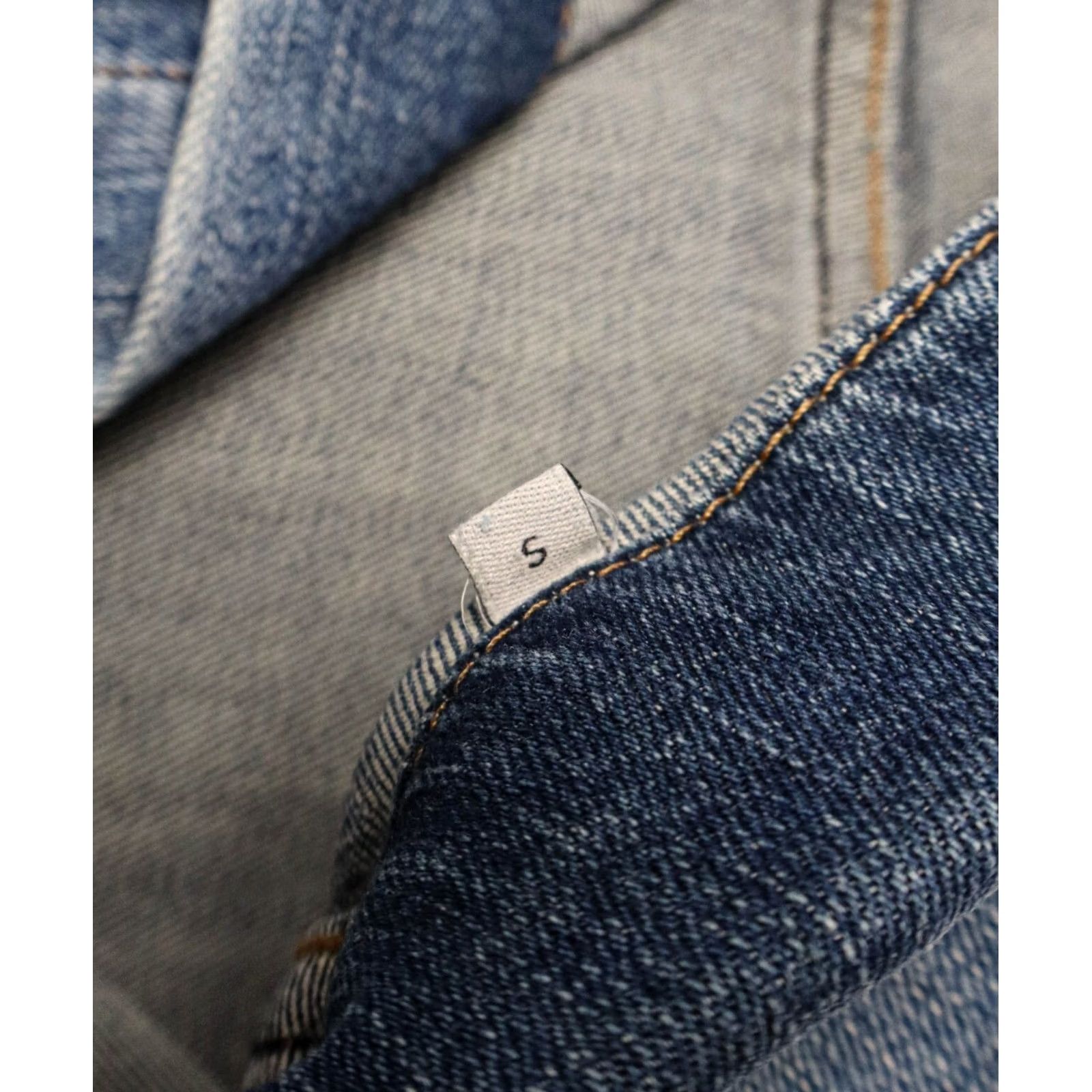 Jack & Jones JACK & JONES Jjialvin Jjjacket Jacket Men's SMALL Blue Denim Trucker Faded Denim Jacket Size US S / EU 44-46 / 1 - 5 Thumbnail