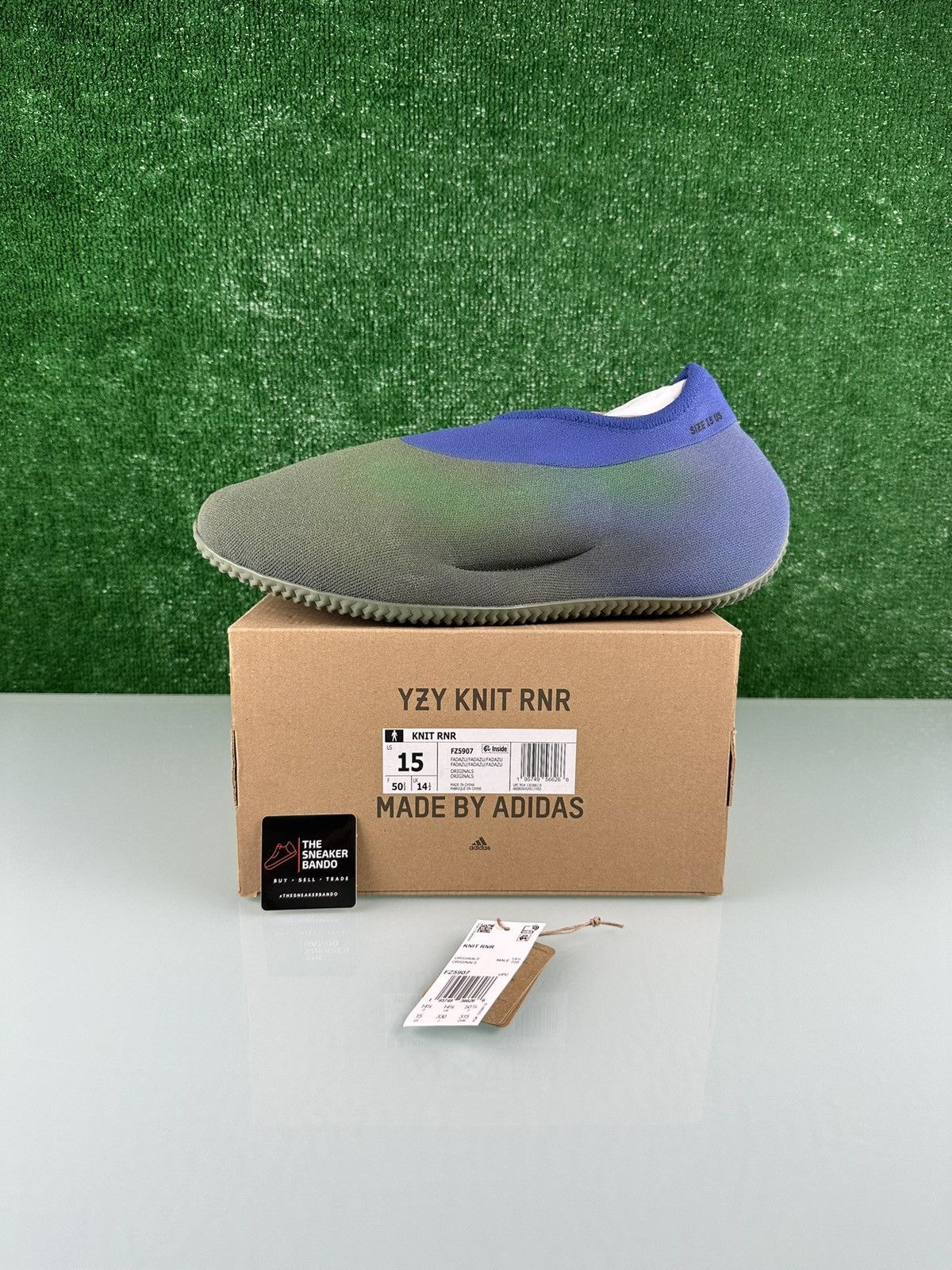 Yeezy adidas Yeezy Knit Runner Faded Azure Size US 15 / EU 48 - 1 Thumbnail