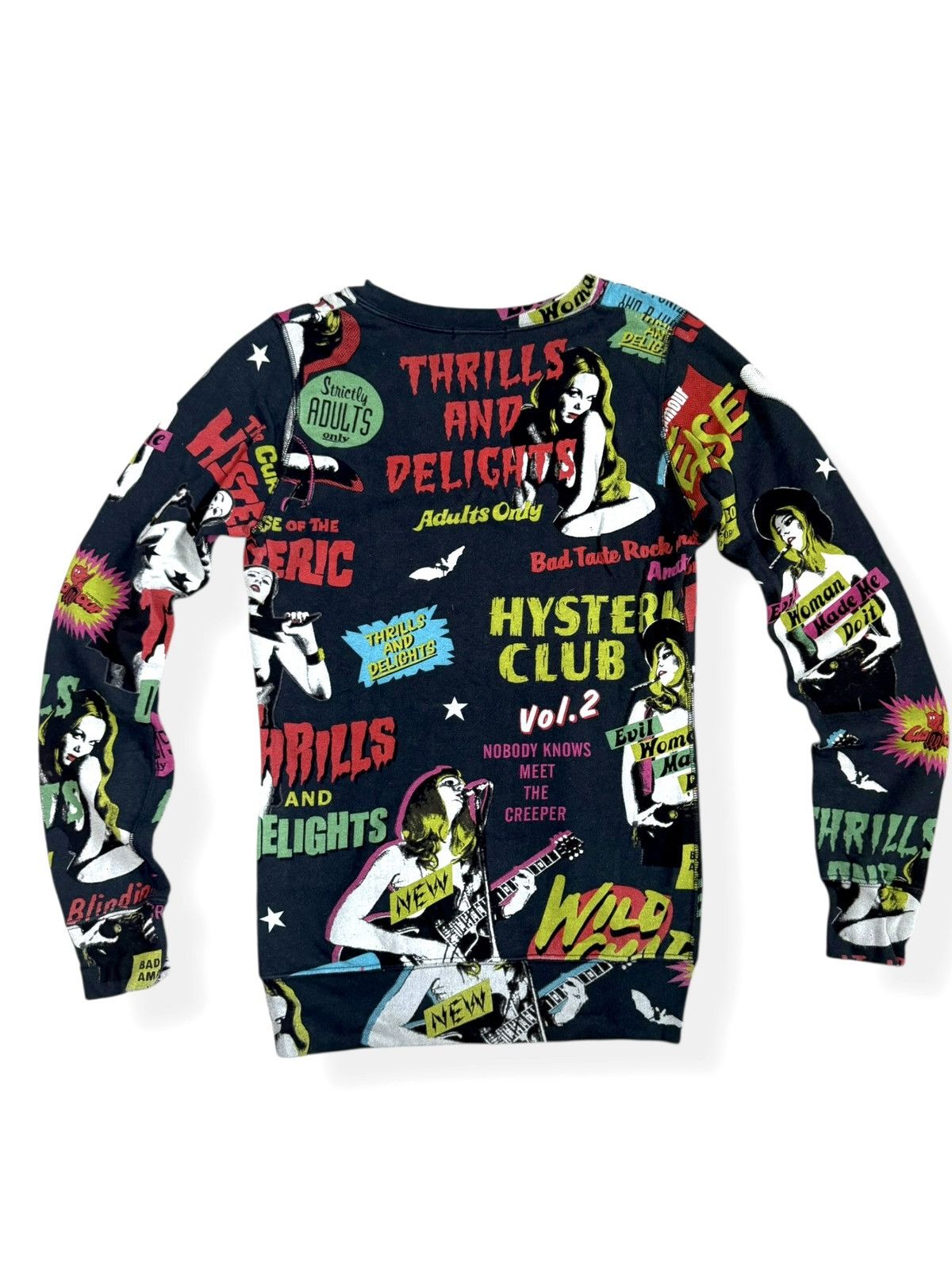 Hysteric Glamour Vintage Y2k Hysteric Glamour Neon Thrills and Delights Top Size US S / EU 44-46 / 1 - 1 Thumbnail