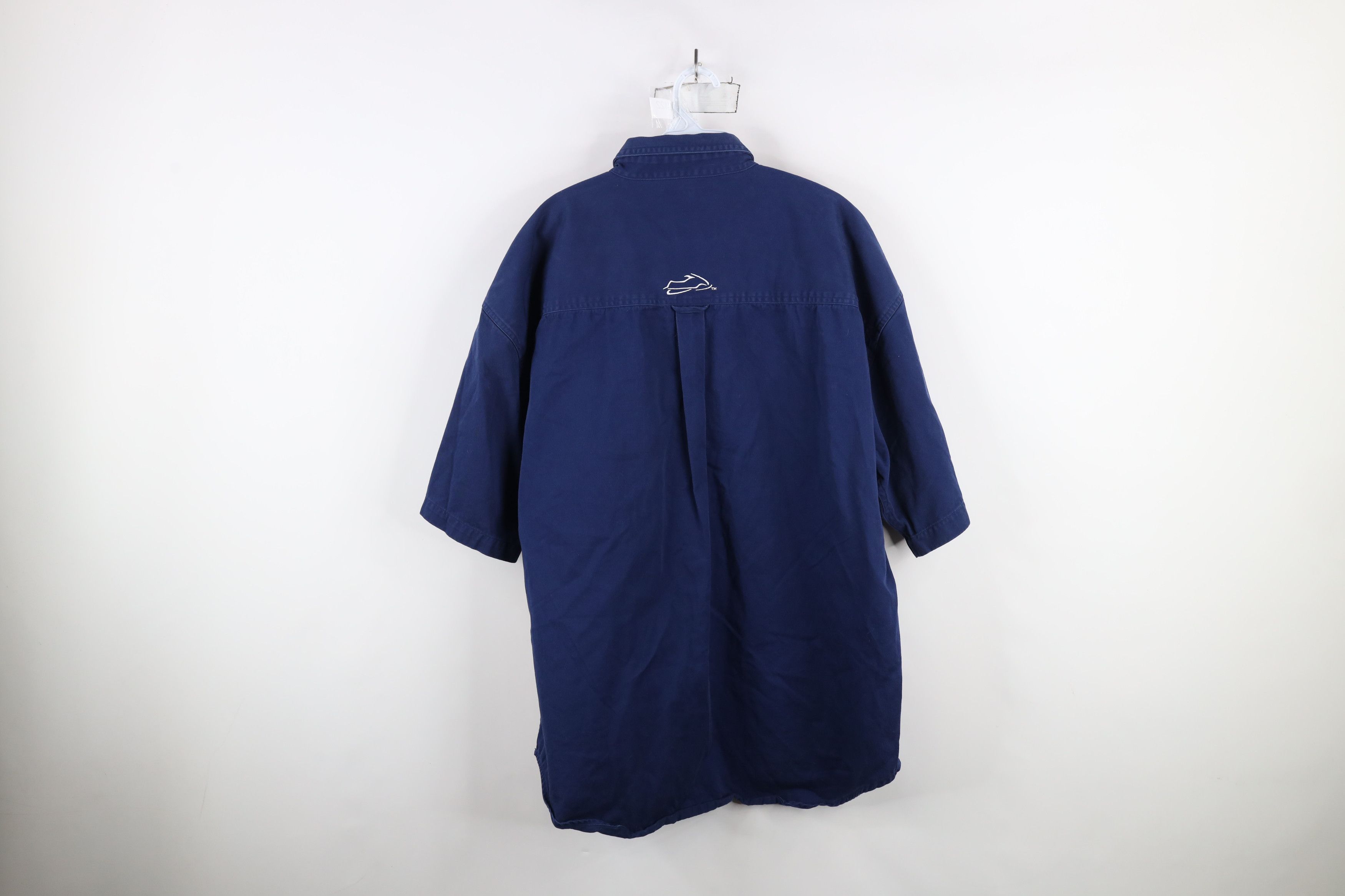 Vintage Vintage 90s Ski Doo Bombardier Racing Team Button Shirt Size US XL / EU 56 / 4 - 13 Thumbnail