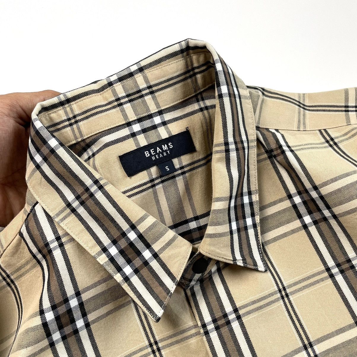Beams Plus Beams Heart Short Sleeves Check Shirt Size US L / EU 52-54 / 3 - 4 Thumbnail