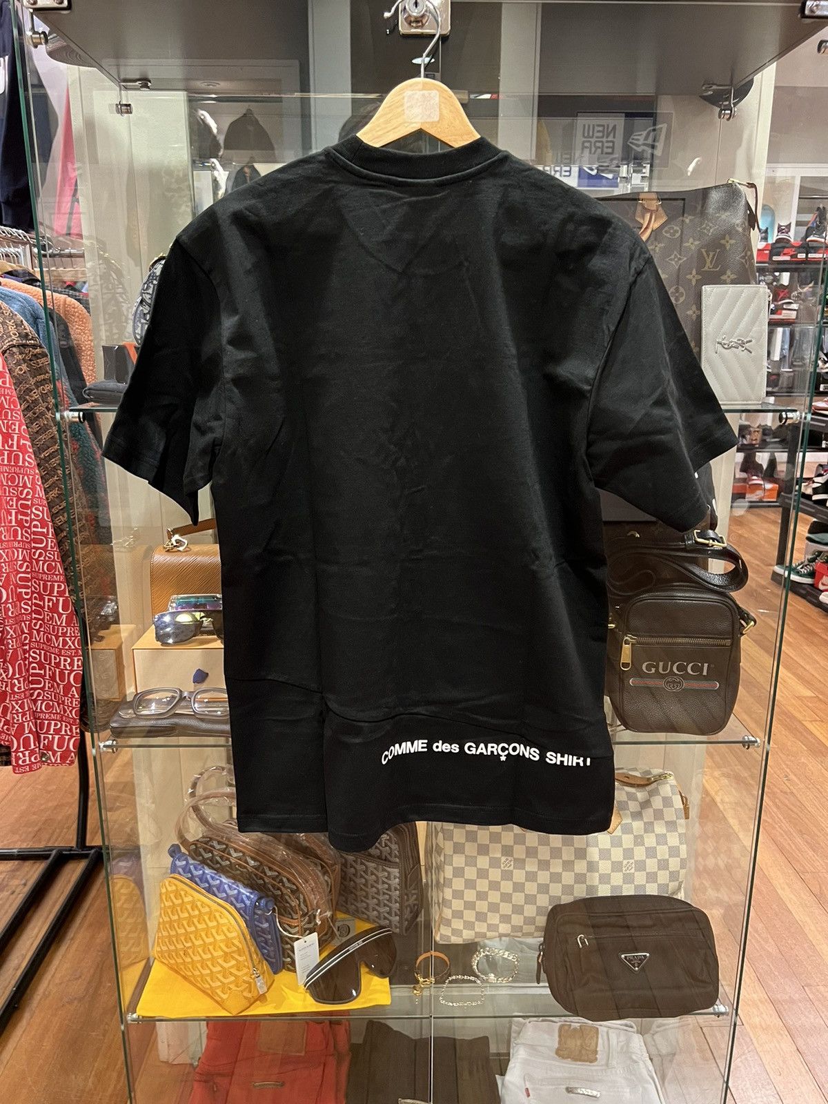 Comme des Garcons Supreme comme Des garçons shirt split box logo tee black Size US S / EU 44-46 / 1 - 5 Thumbnail
