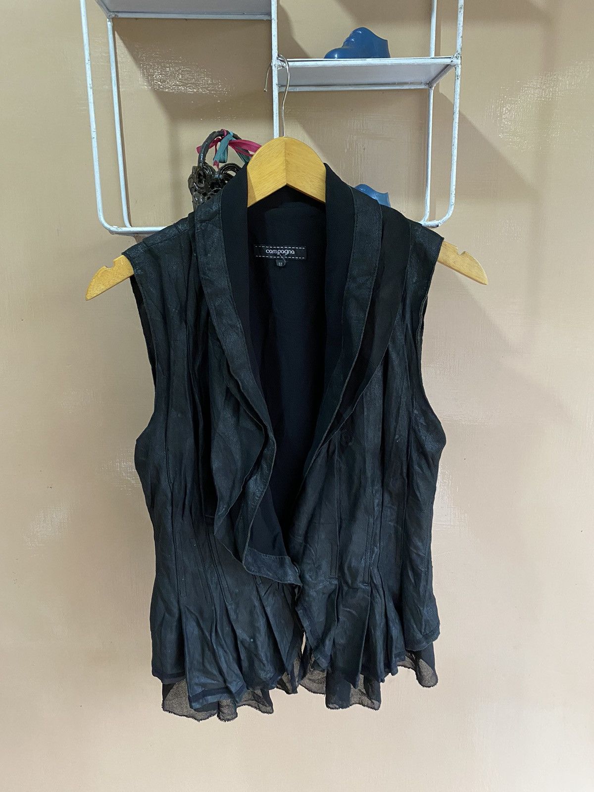 If Six Was Nine 💸BINDINGOFFER💸Compagna Vest BlackWax ifsixwasnine lgb Size US M / EU 48-50 / 2 - 1 Thumbnail