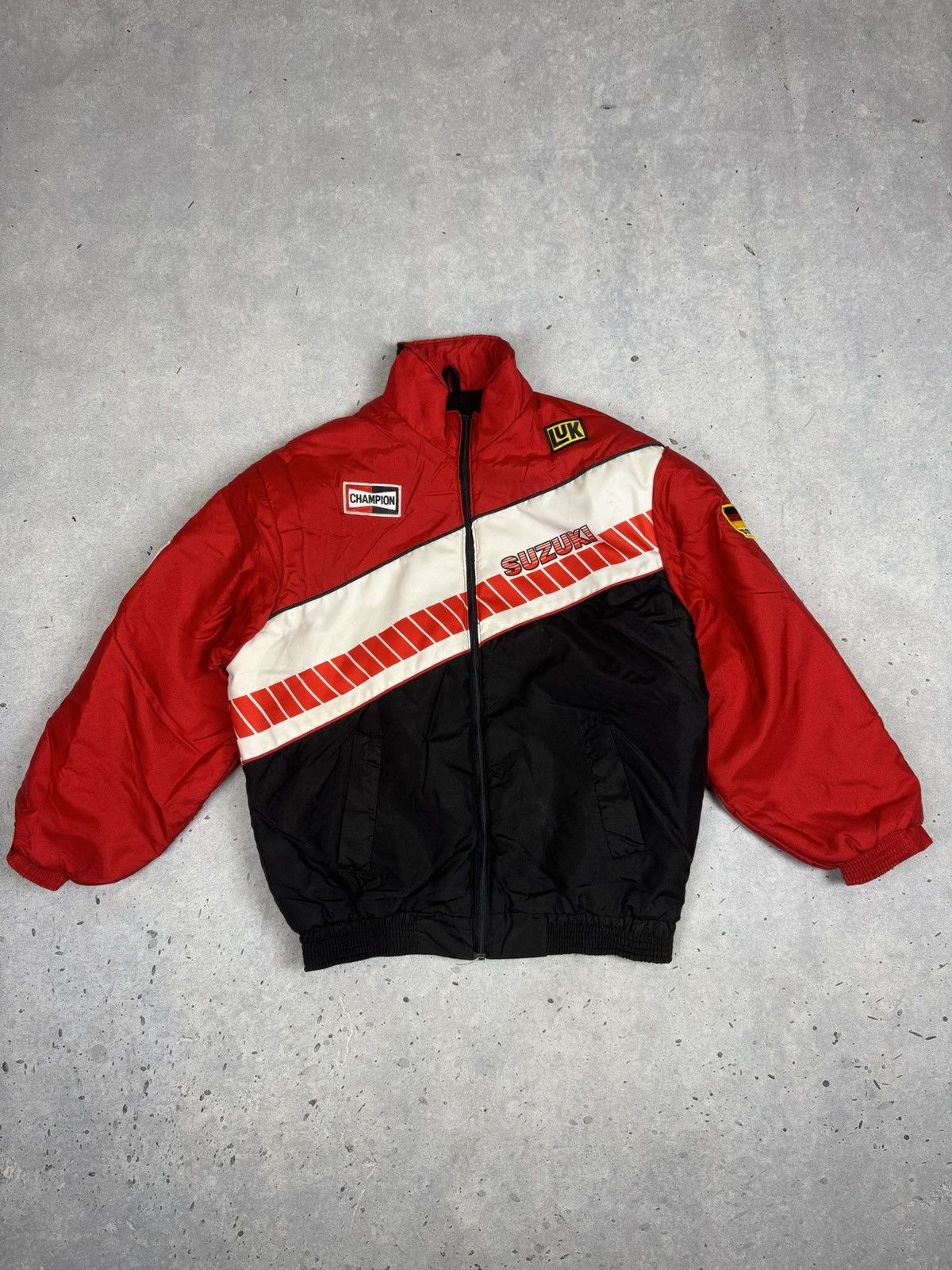 NASCAR Vintage Suzuki Racing Nascar Puffer Jacket Y2K Size US L / EU 52-54 / 3 - 1 Thumbnail