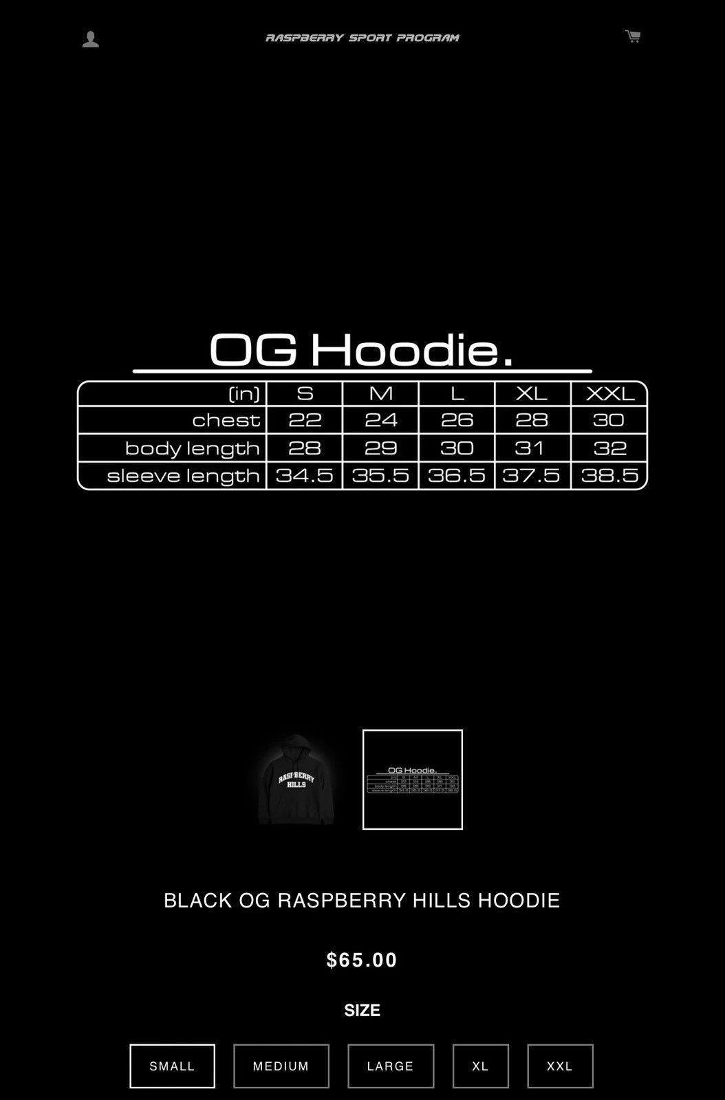 The GV Gallery OG Raspberry Hoodie Black Size US M / EU 48-50 / 2 - 2 Thumbnail