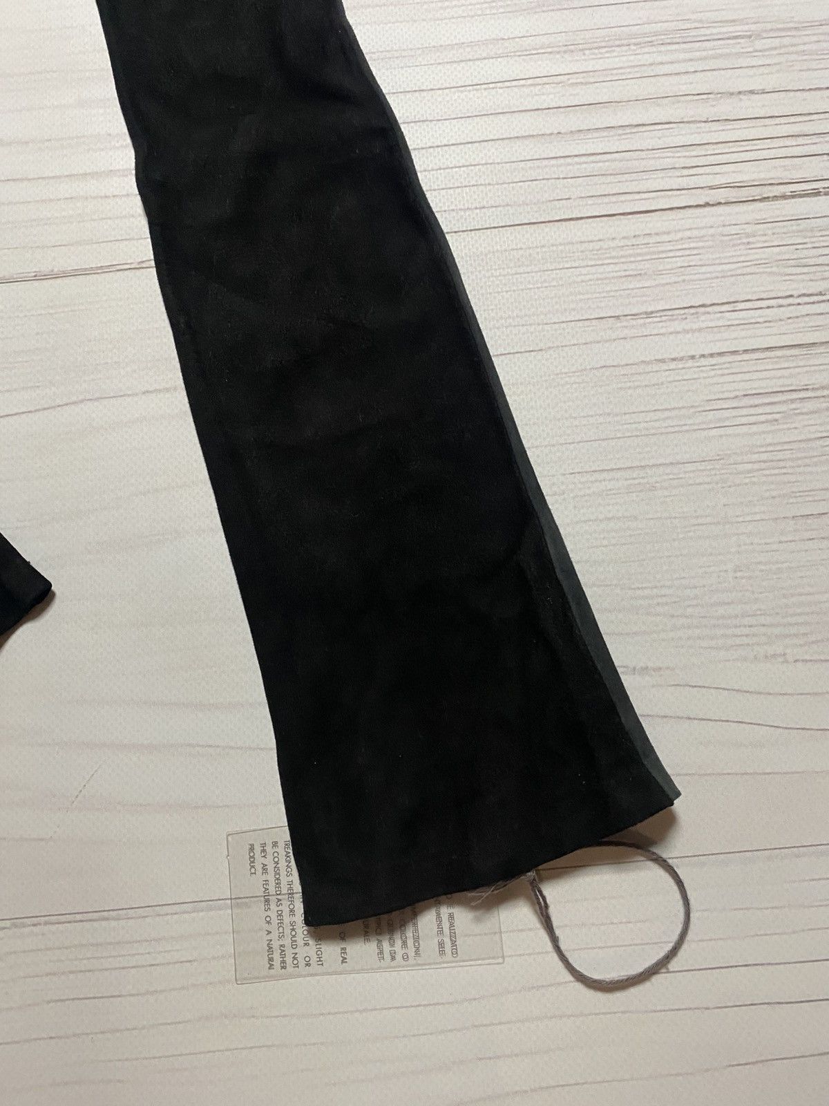 Marni Vintage Marni Black Leather Long Gloves Size 7.5 Size ONE SIZE - 16 Thumbnail