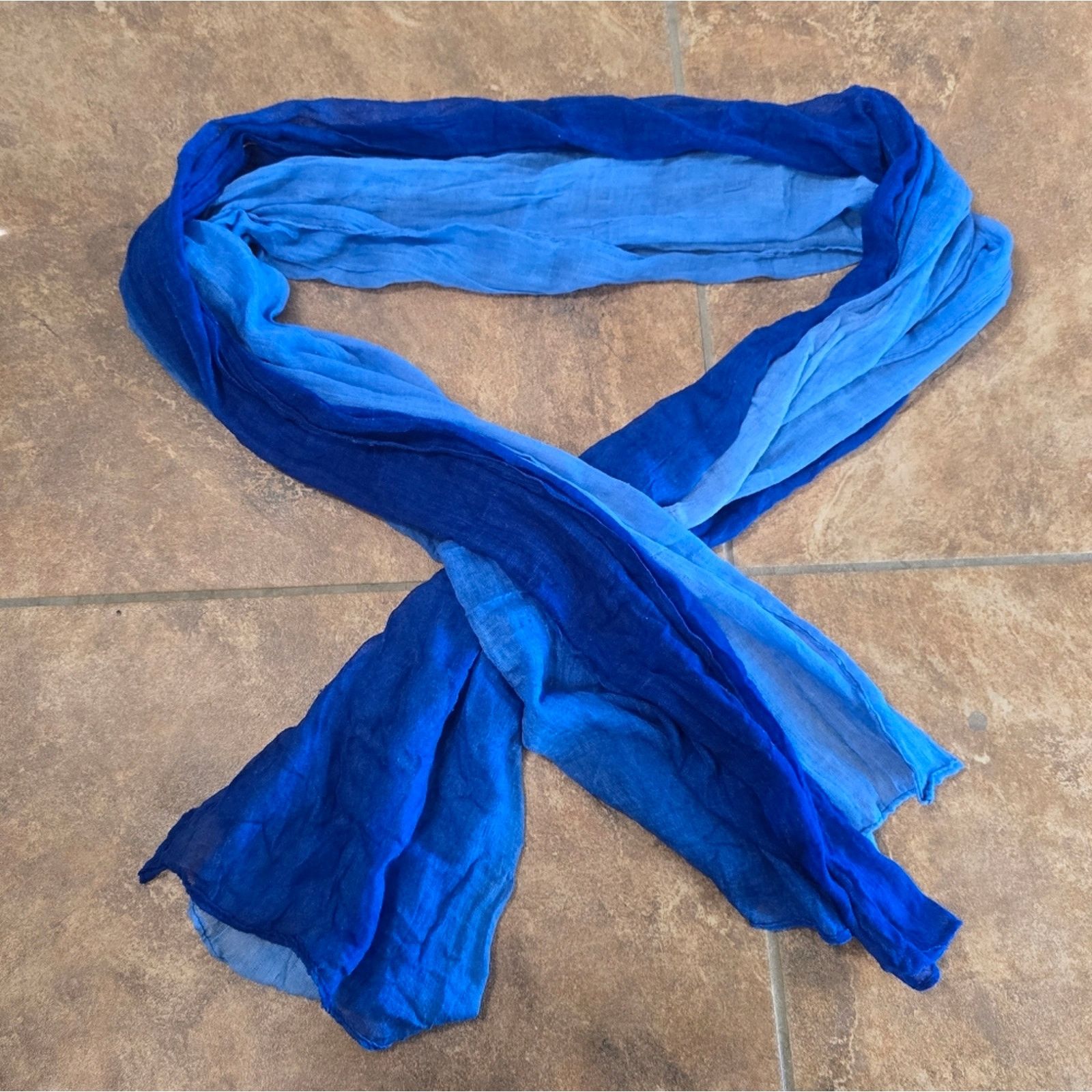 Other Blue Ombre | ACCESSORIES | Scarf Size ONE SIZE - 1 Thumbnail