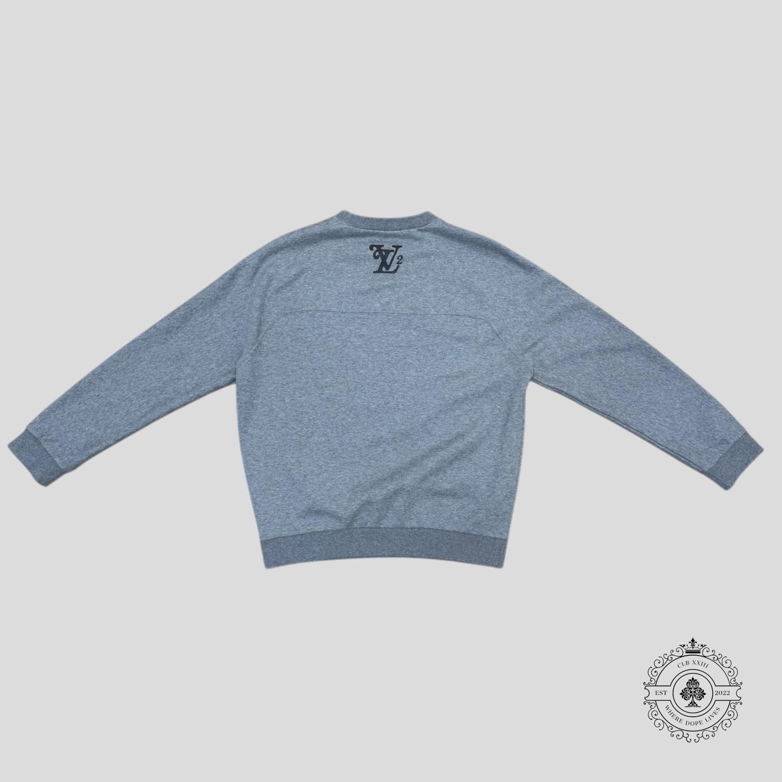 Louis Vuitton Louis Vuitton Nigo Squared LV Crewneck in Grey Size US XL / EU 56 / 4 - 2 Thumbnail