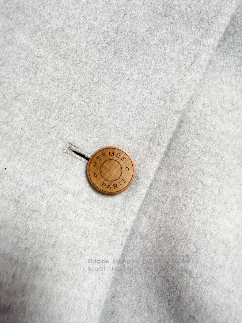 Hermes Hermes Oatmeal Long Sleeve Long Cashmere Coat Size XS / US 0-2 / IT 36-38 - 4 Thumbnail