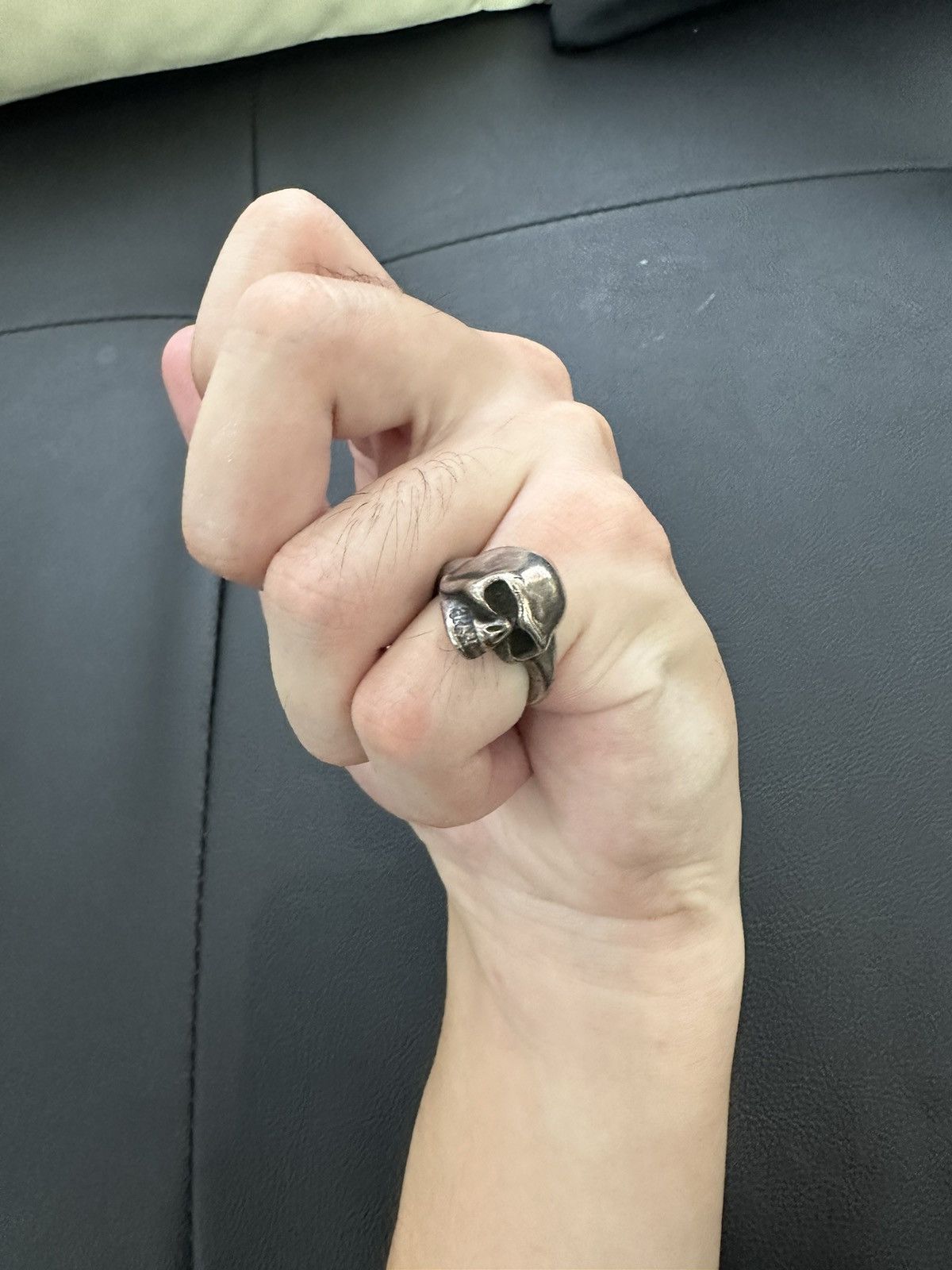 Werkstatt Munchen WERKSTATT:MÜNCHEN Skull Ring Size ONE SIZE - 5 Thumbnail