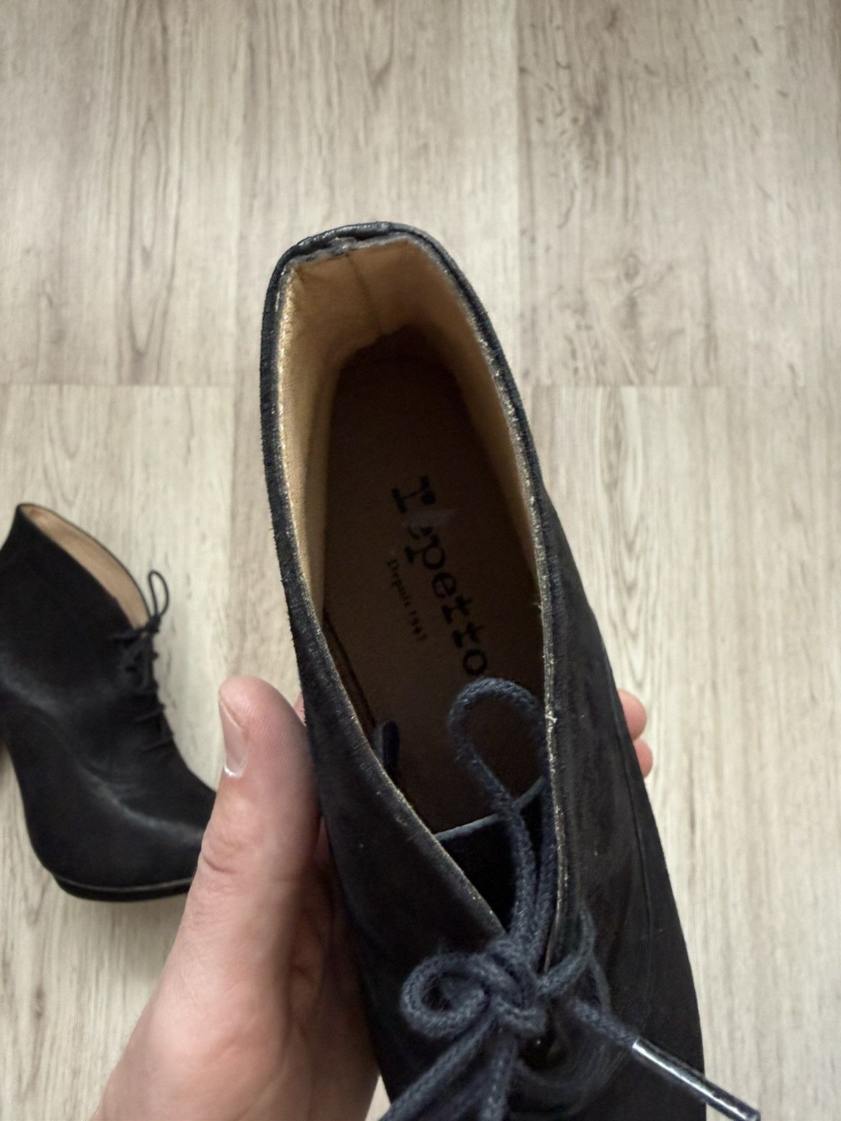 Repetto Repetto Heeled Lace Up Leather Ankle Boots EU37 Size US 7 / IT 37 - 20 Thumbnail