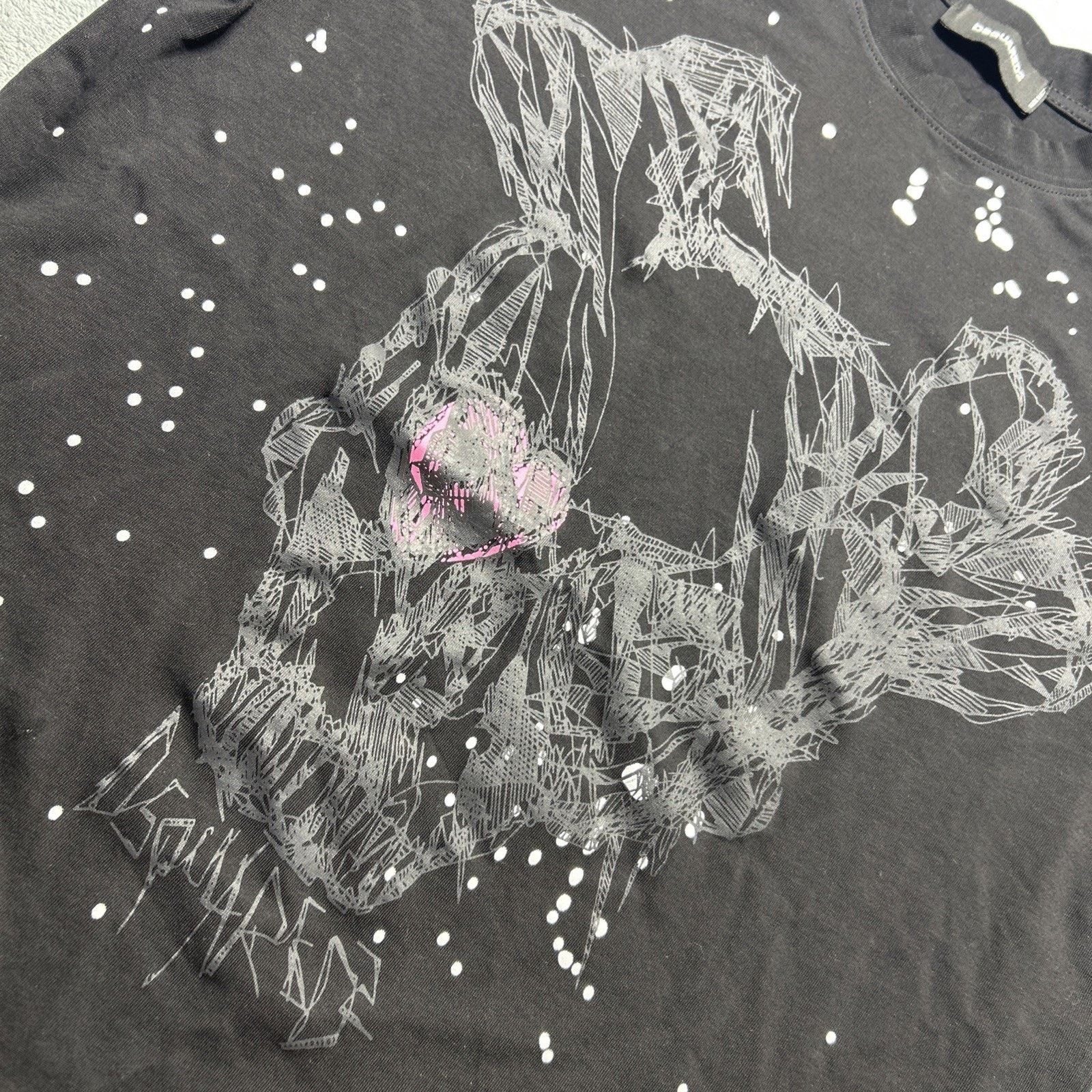 Dsquared2 Dsquared2 Skull Bunny Ears Shirt US Medium Made in Italy XL Size US M / EU 48-50 / 2 - 2 Thumbnail