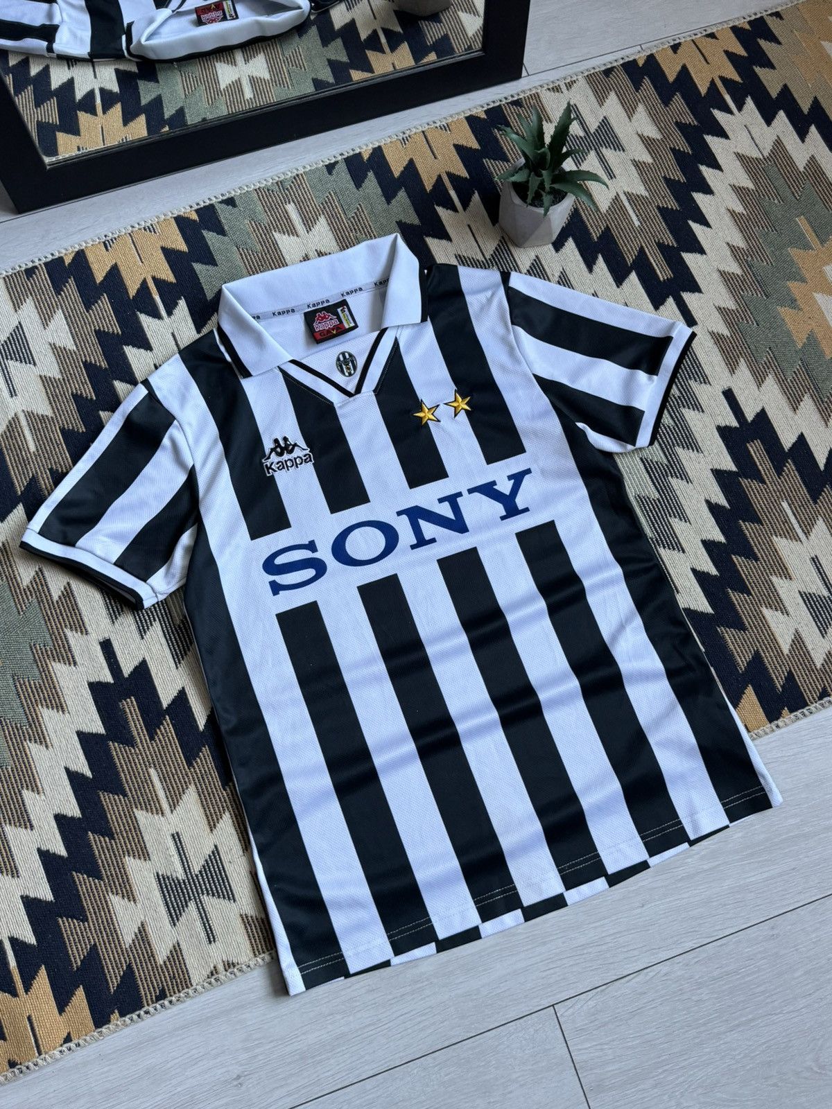 Kappa Vintage Kappa Juventus Zidane #21 Blockcore Soccer Jersey Size US S / EU 44-46 / 1 - 3 Thumbnail