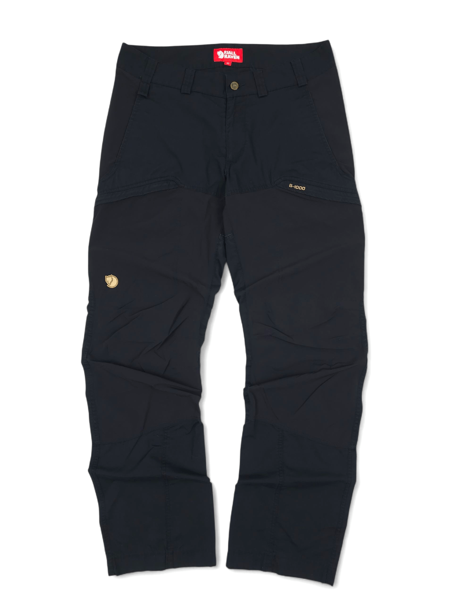 Fjallraven 💎 Fjallraven G-1000 Black Cargo Utility Outdoor Pants Large Size US 34 / EU 50 - 1 Thumbnail