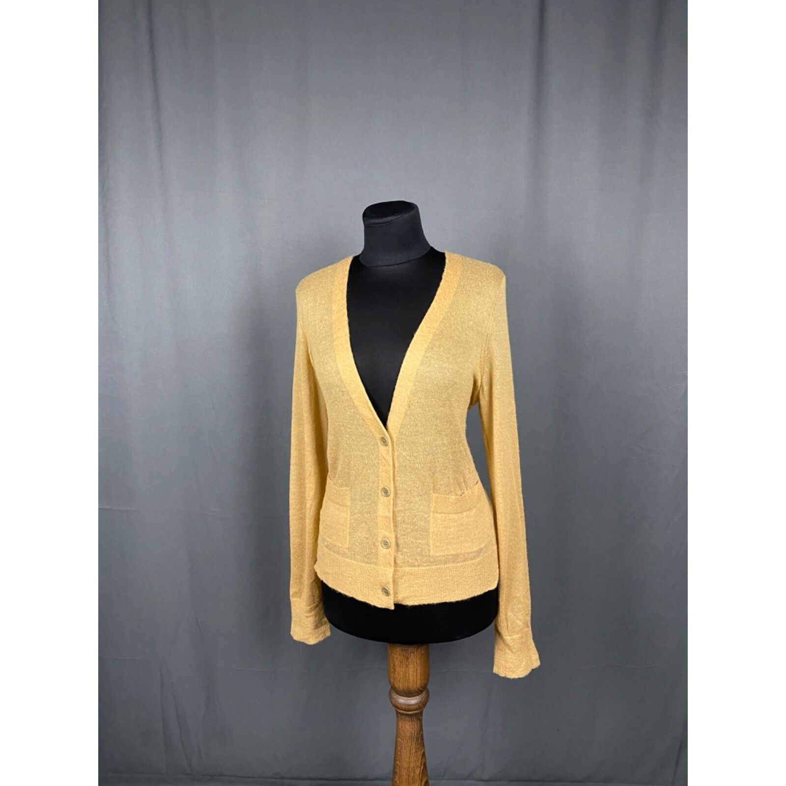 Dries Van Noten Dries Van Noten Women's Beige Brown Cashmere Knitted Cardiga Size S / US 4 / IT 40 - 4 Thumbnail
