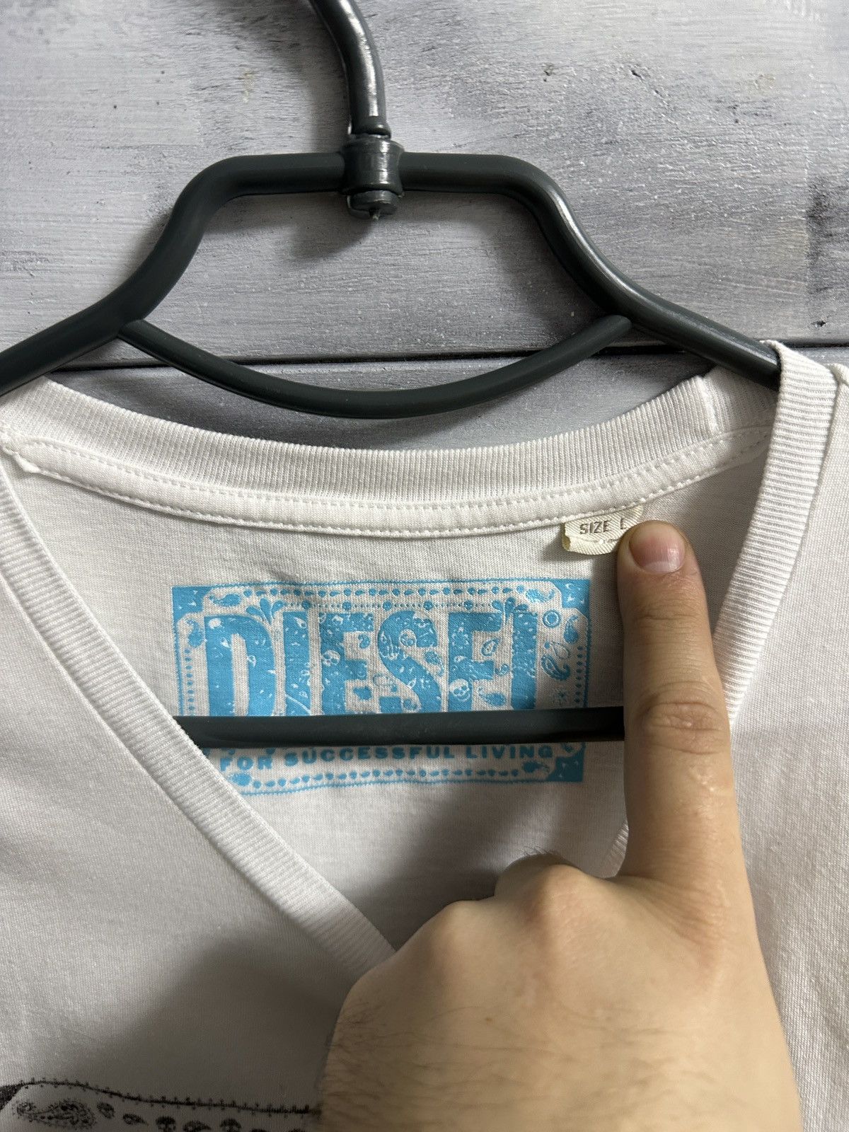 Diesel Rare Vintage T-Shirt Diesel Mexico Style Skull Luxury Size US M / EU 48-50 / 2 - 7 Thumbnail