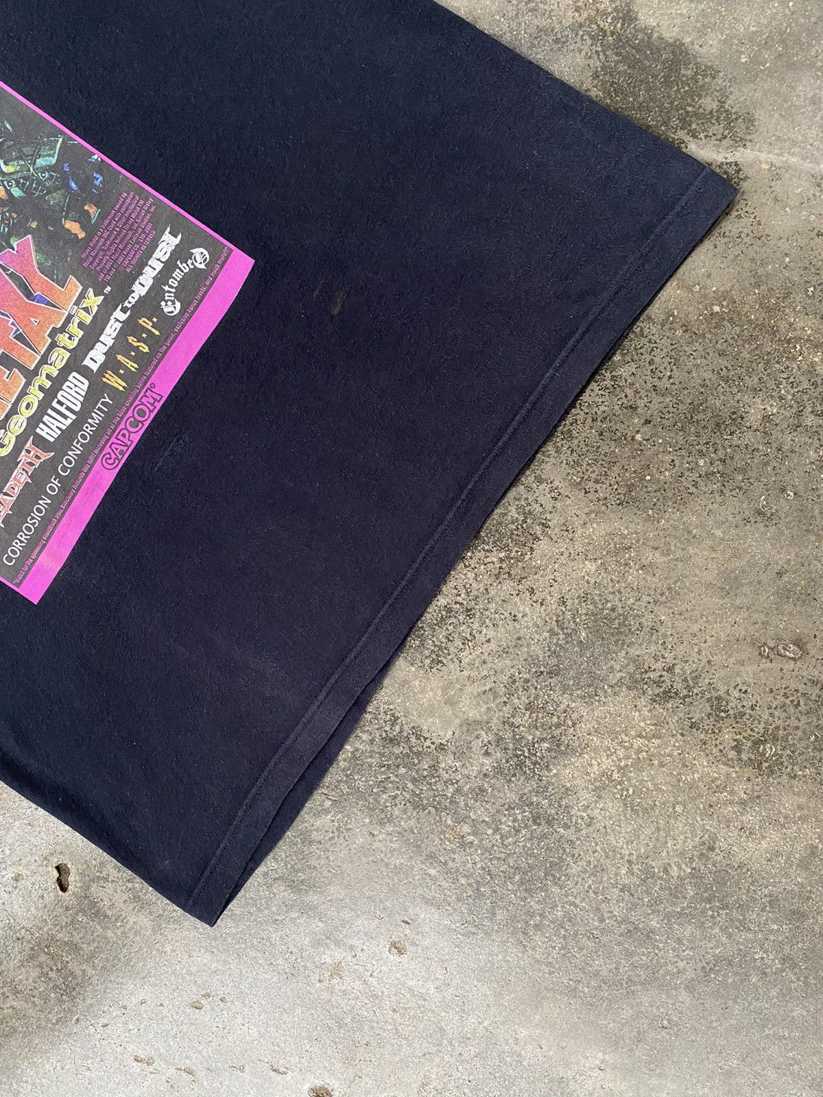 Vintage Rare💥Vintage Heavy Metal Geomatrix Megadeth, Entombed Game Size US L / EU 52-54 / 3 - 7 Thumbnail