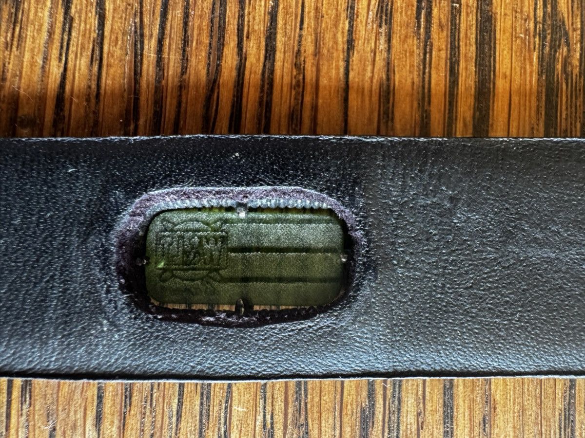 Walter Van Beirendonck NOS W&LT 1990’s Inlaid Jewel Leather Bracelet Size ONE SIZE - 9 Thumbnail