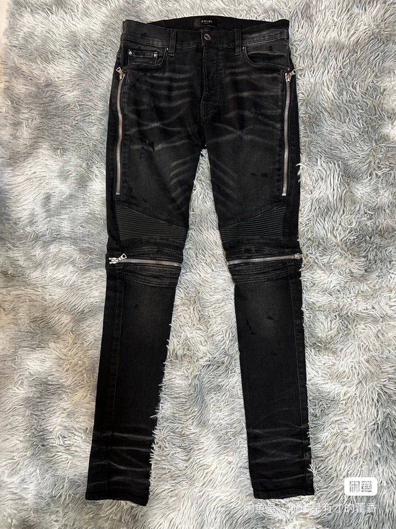 Amiri wash black jeans