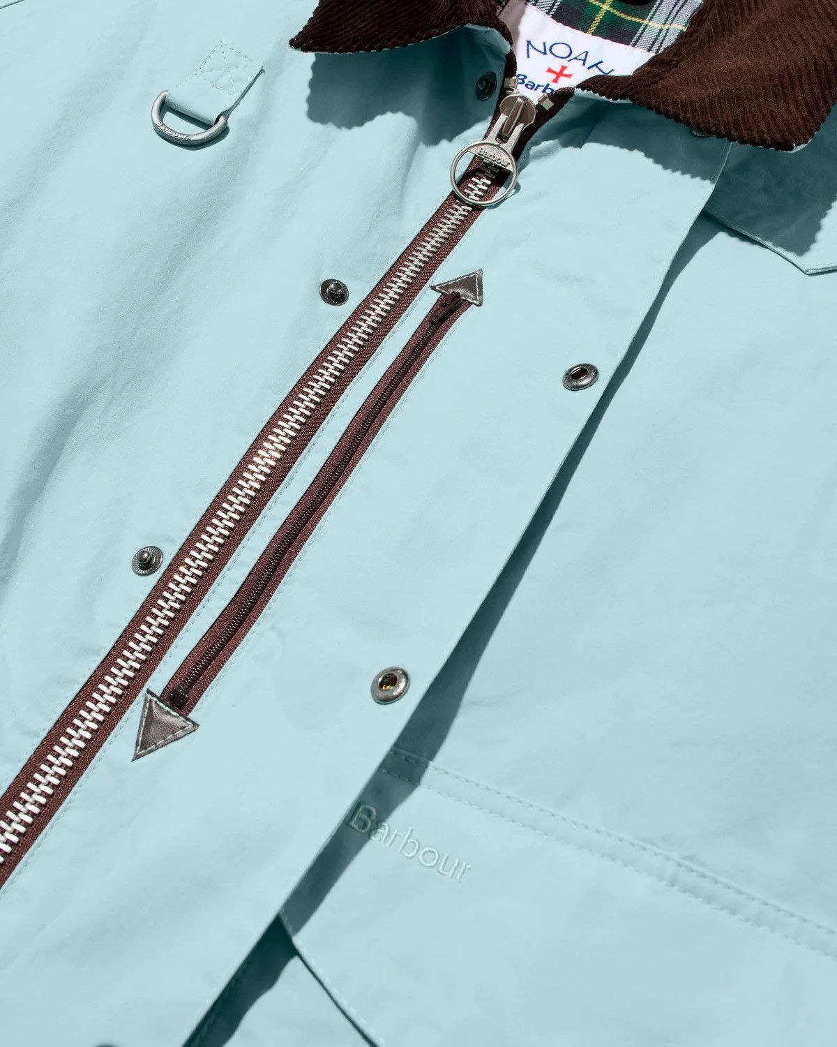 Barbour × Noah UNDER RETAIL! Noah Barbour Wading Jacket - Ice Blue - Medium Size US M / EU 48-50 / 2 - 6 Thumbnail
