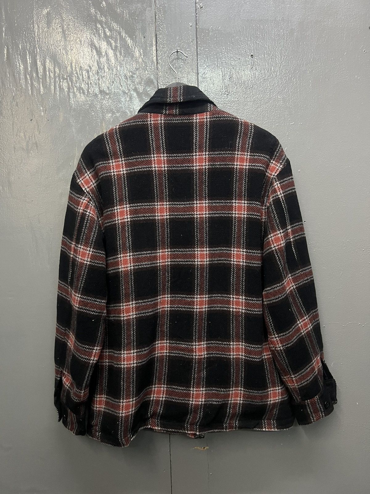 Vintage Vintage Cotton Company Sportwear Wool Plaid Jacket Size US L / EU 52-54 / 3 - 4 Thumbnail